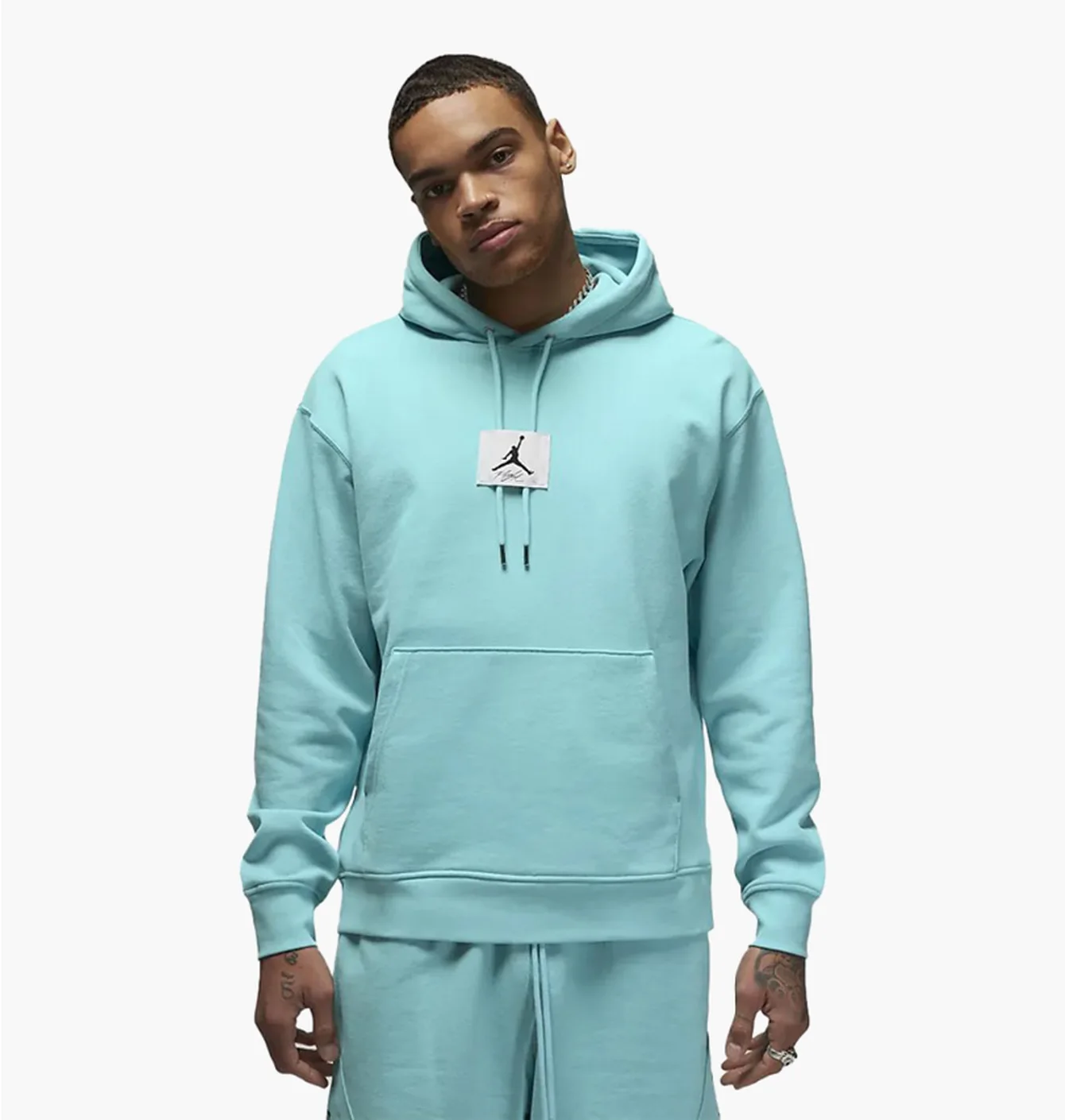 Худі чоловіче Air Jordan Brand Flight Fleece Hoodie Light Blue DQ7338-464