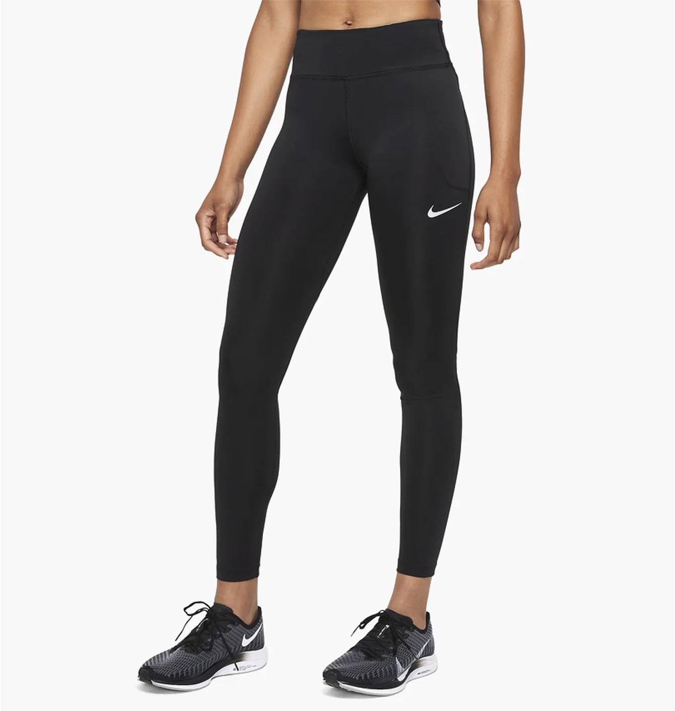 Легінси жіночі Nike Fast WomenS Mid-Rise Running Leggings Black DB4377-010