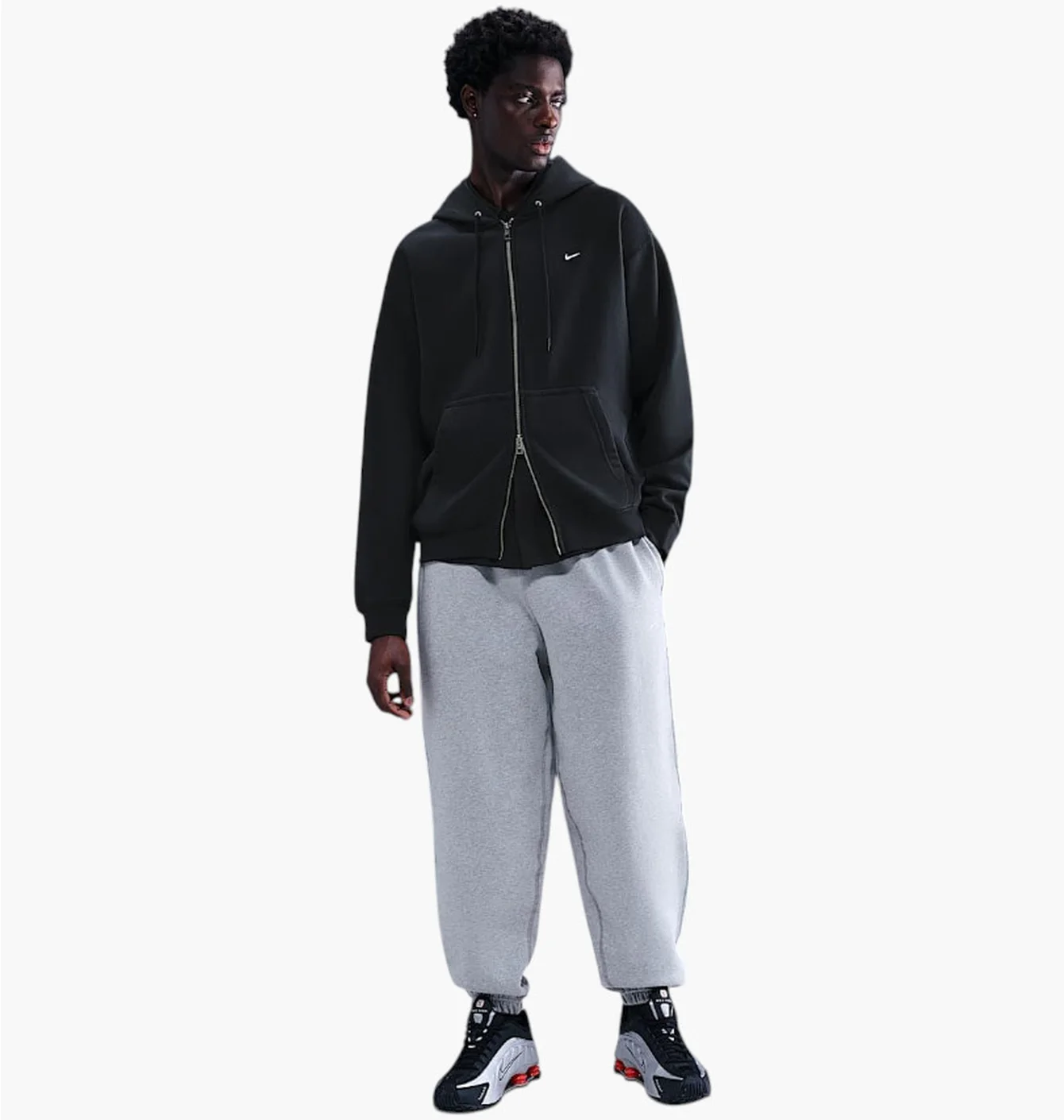 Толстовка чоловіча Nike Solo Swoosh Black HV1084-010