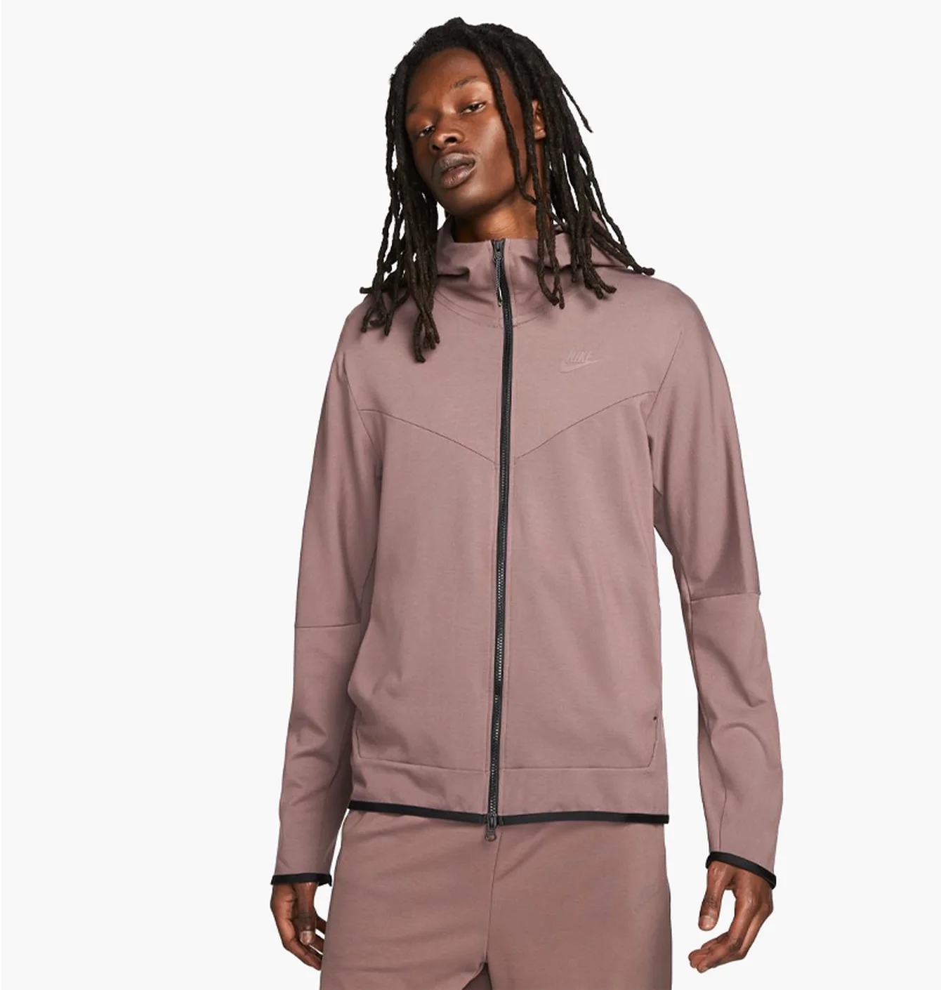 Толстовка чоловіча Nike Tech Fz Lightweight Bordo DX0822-291