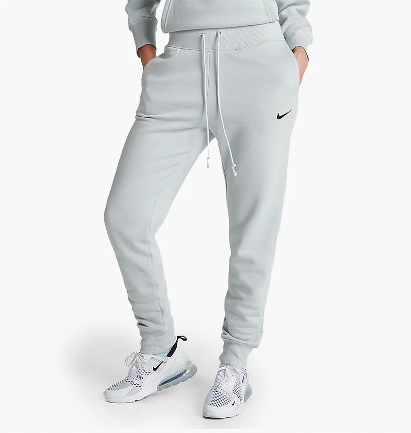 Штани жіночі Nike Sportswear Phoenix Fleece High-Waisted Jogger Sweatpants Grey Fd0893-034