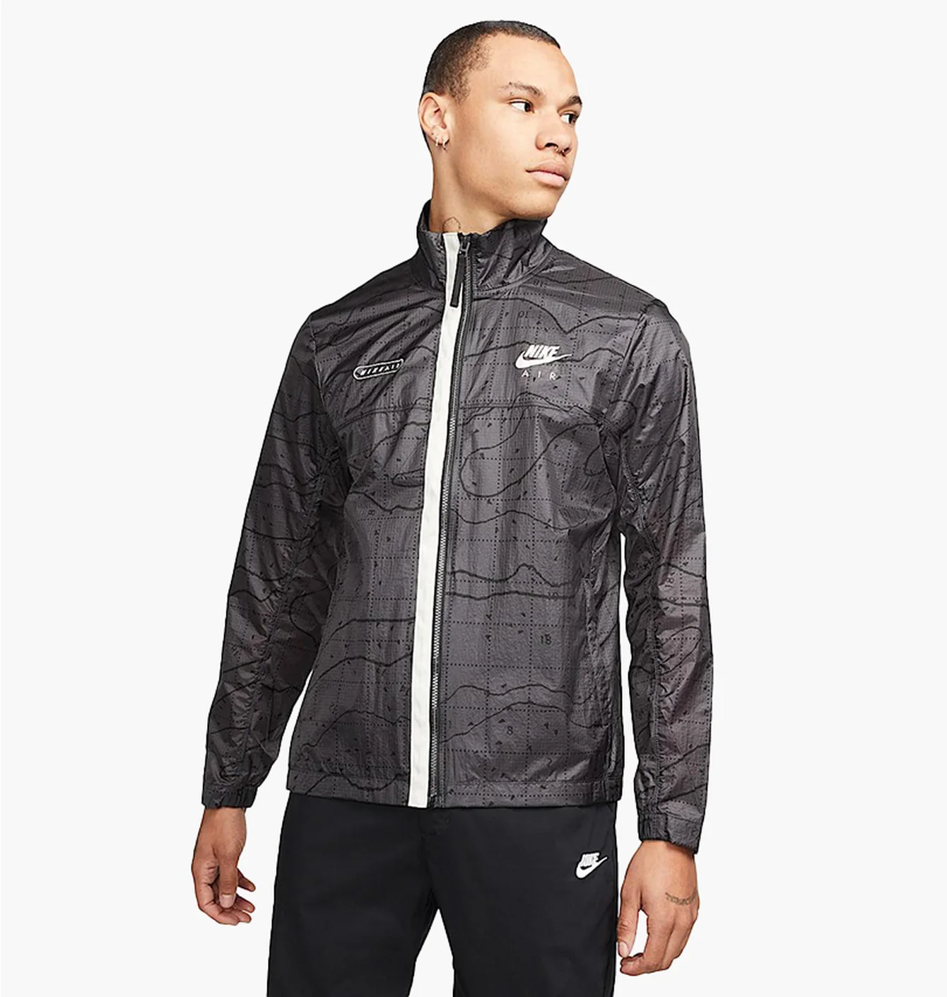 Вітровка чоловіча Nike Woven Unlined Jacket Grey DN2112-060