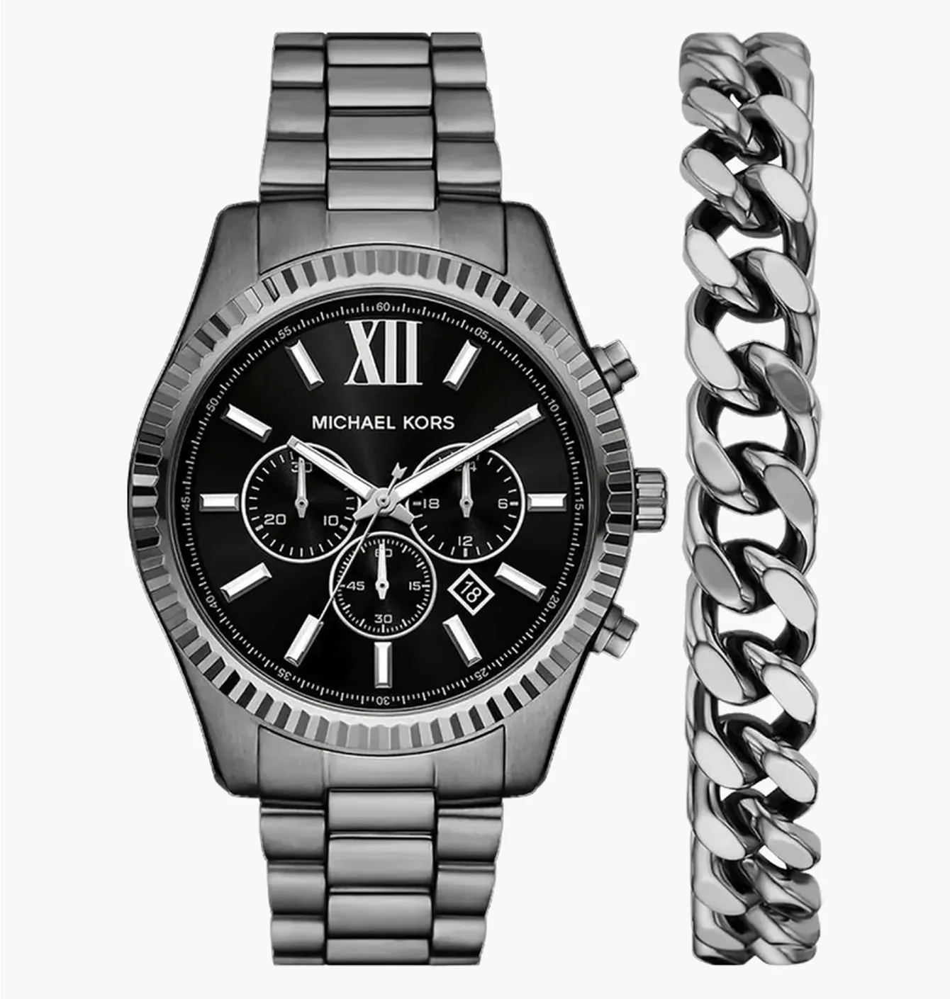 Годинник чоловічий Michael Kors Lexington Chronograph MK9217SET