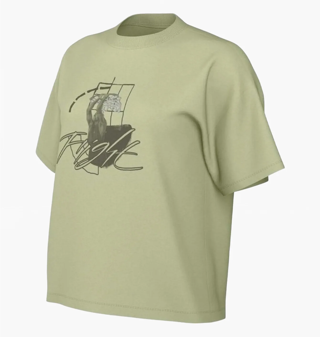 Футболка жіноча Air Jordan Gf Graphic Olive FD7244-371