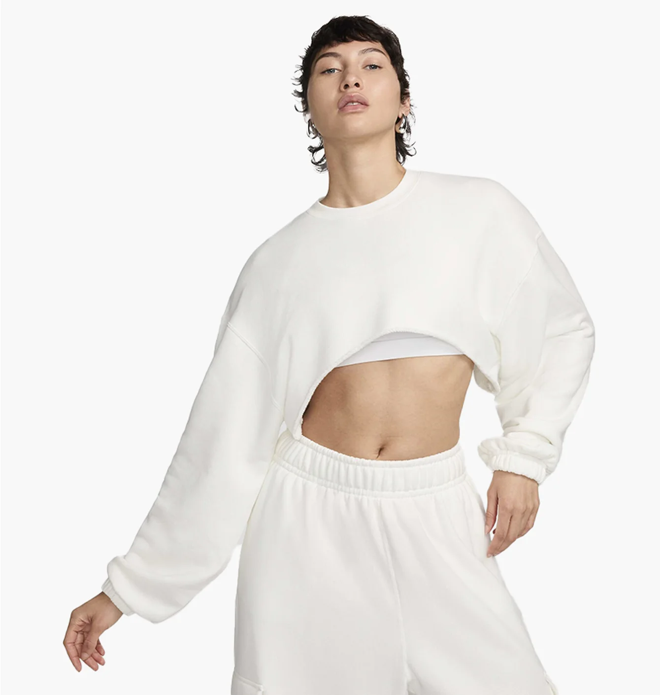 Кофта жіноча Nike Dance Os Shrug White FV7509-133