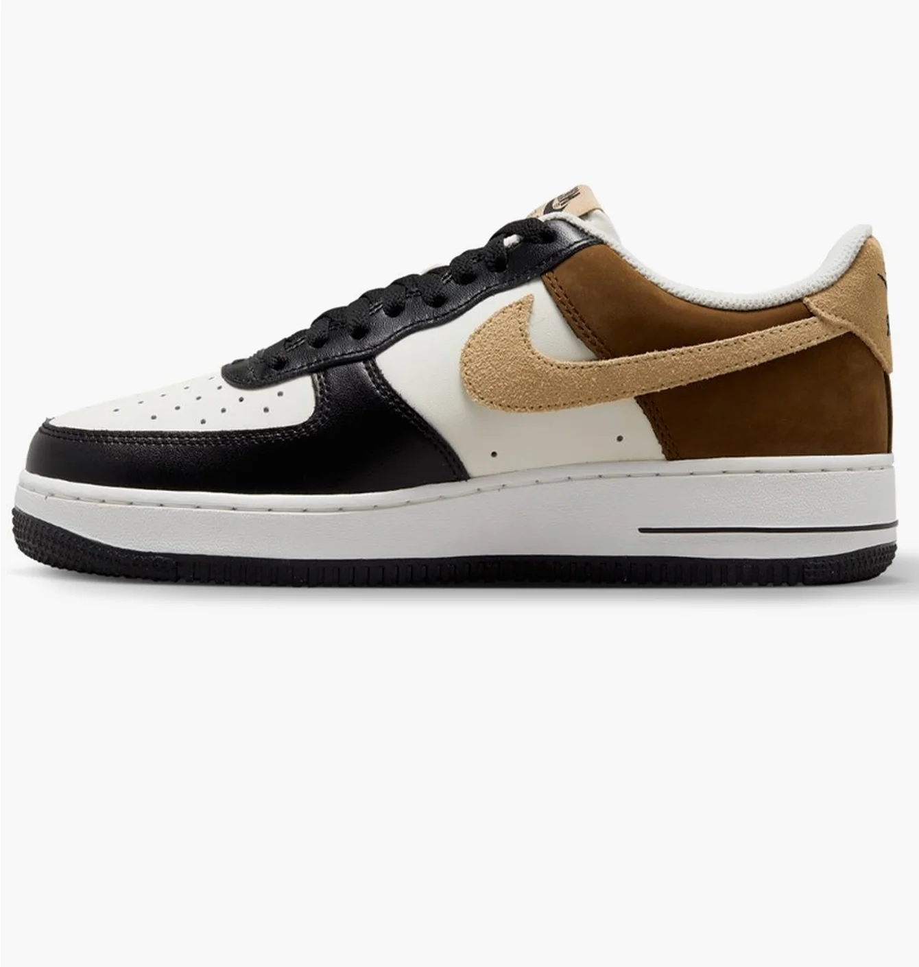 Кросівки чоловічі Nike Air Force 1 Low 07 Mocha Brown Tan Black/Brown Fb3355-200