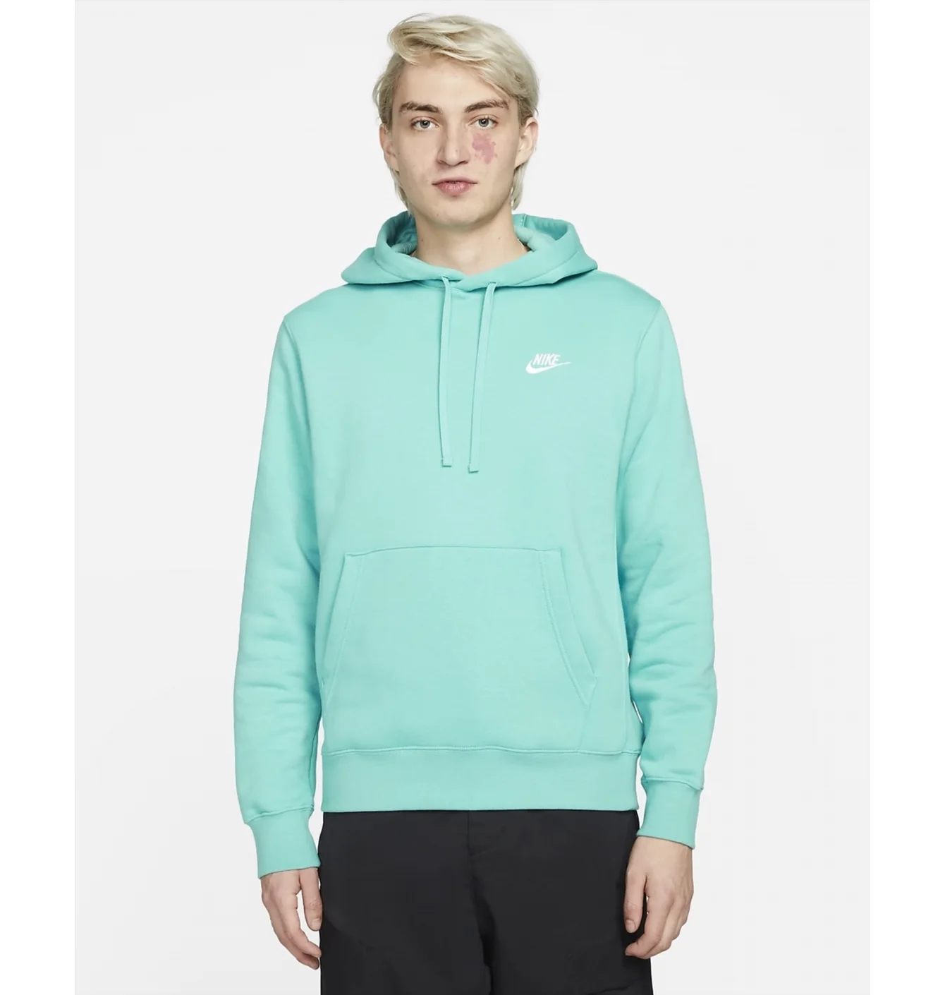 Худі унісекс Nike Sportswear Club Fleece Turquoise BV2654-392
