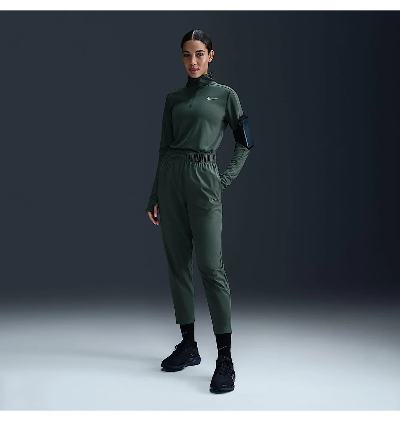 Штани жіночі Nike Fast Dri-Fit 7/8 Green FB7029-338