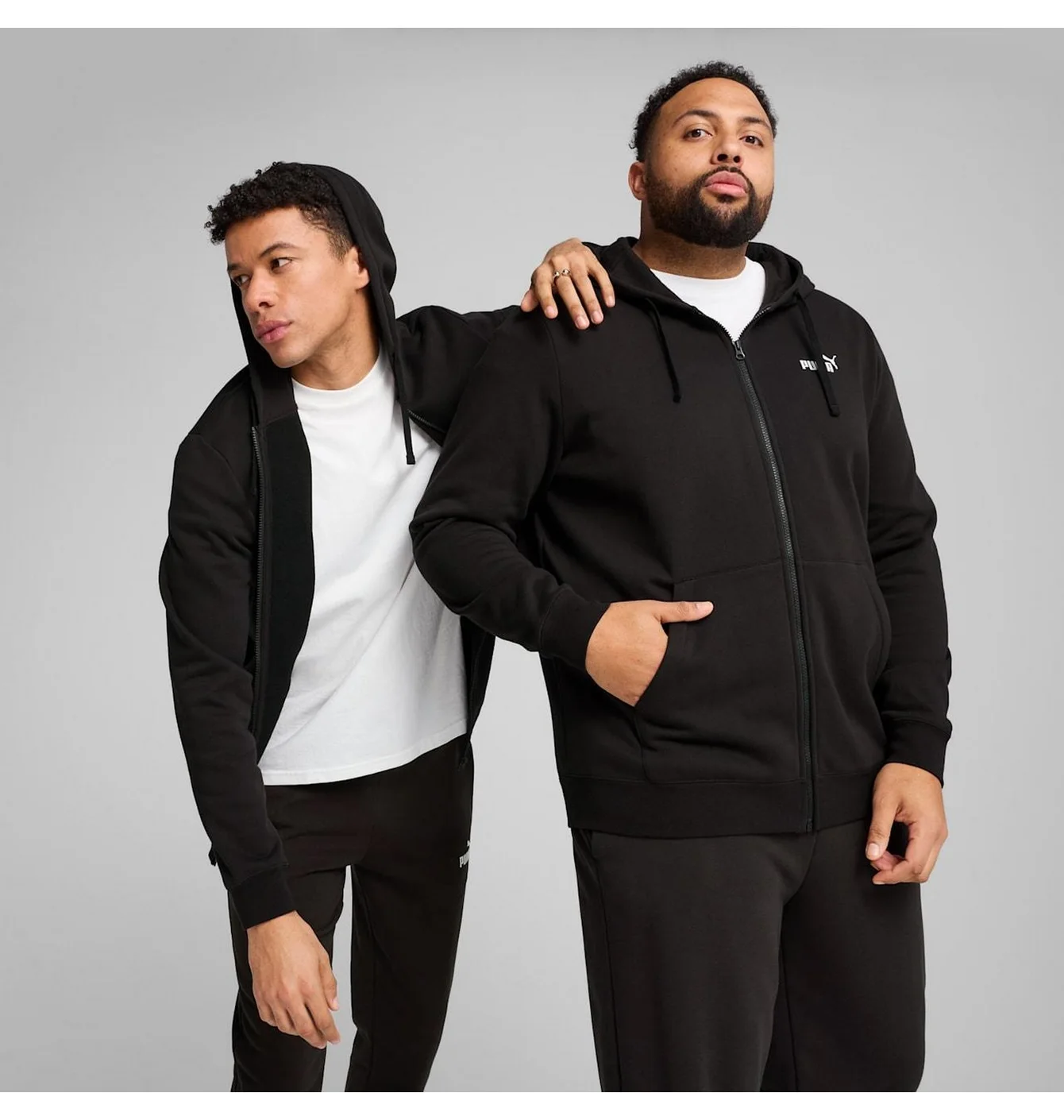 Толстовка чоловіча Puma Ess Full-Zip Hoodie Black 682586-01