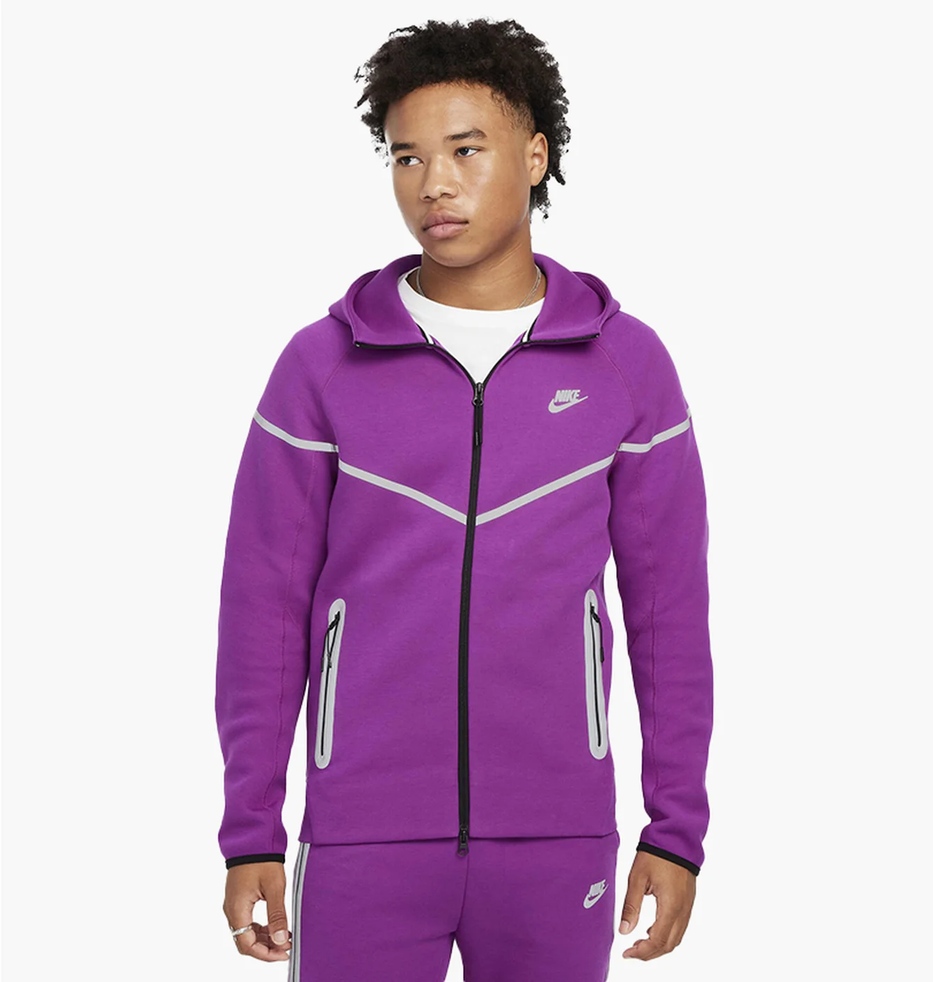 Толстовка дитяча Nike Tch Ssnl Tf+Wr Fz Violet FZ0754-505