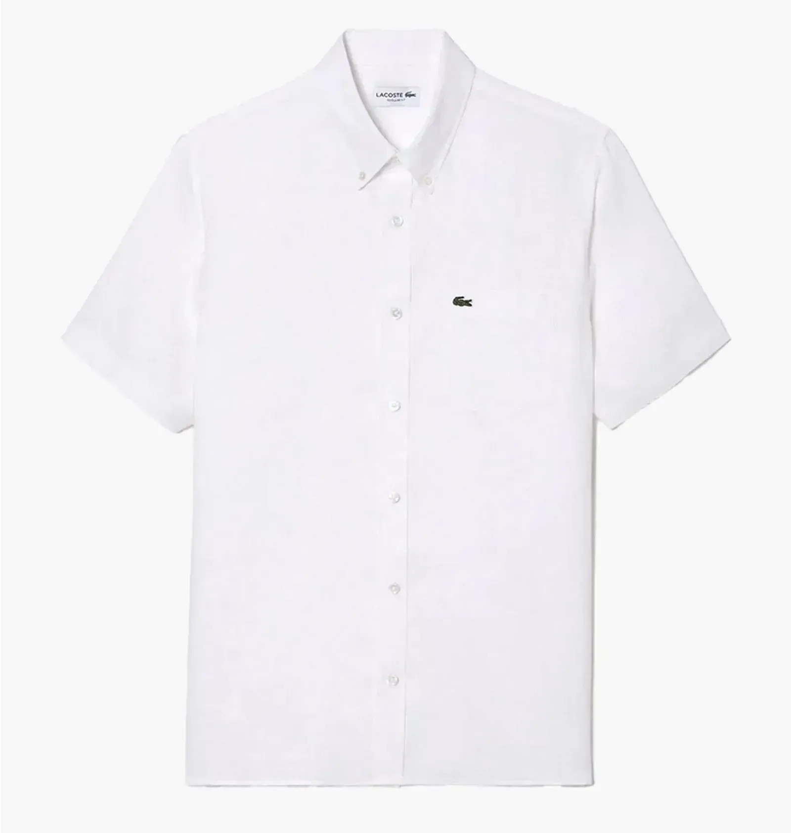 Футболка чоловіча Lacoste Short Sleeve Linen Shirt White (CH5699T001)