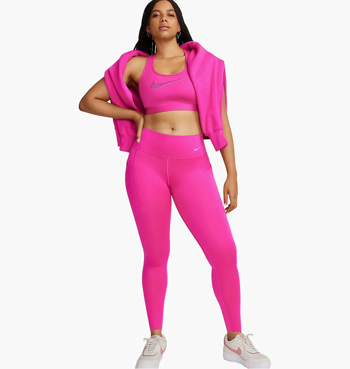 Легінси жіночі Nike Go Leggings Pink DQ5672-615