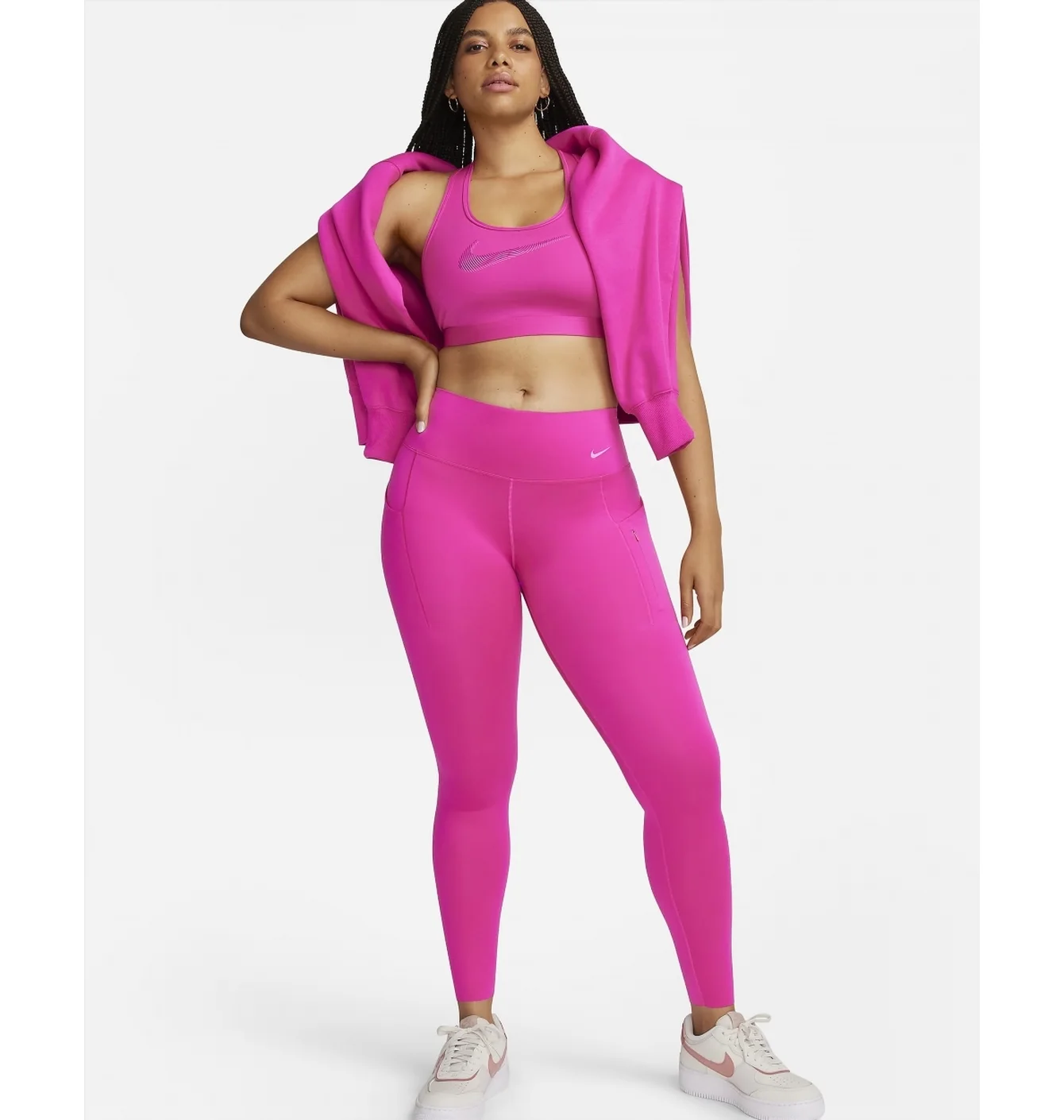 Легінси жіночі Nike Go Leggings Pink DQ5672-615
