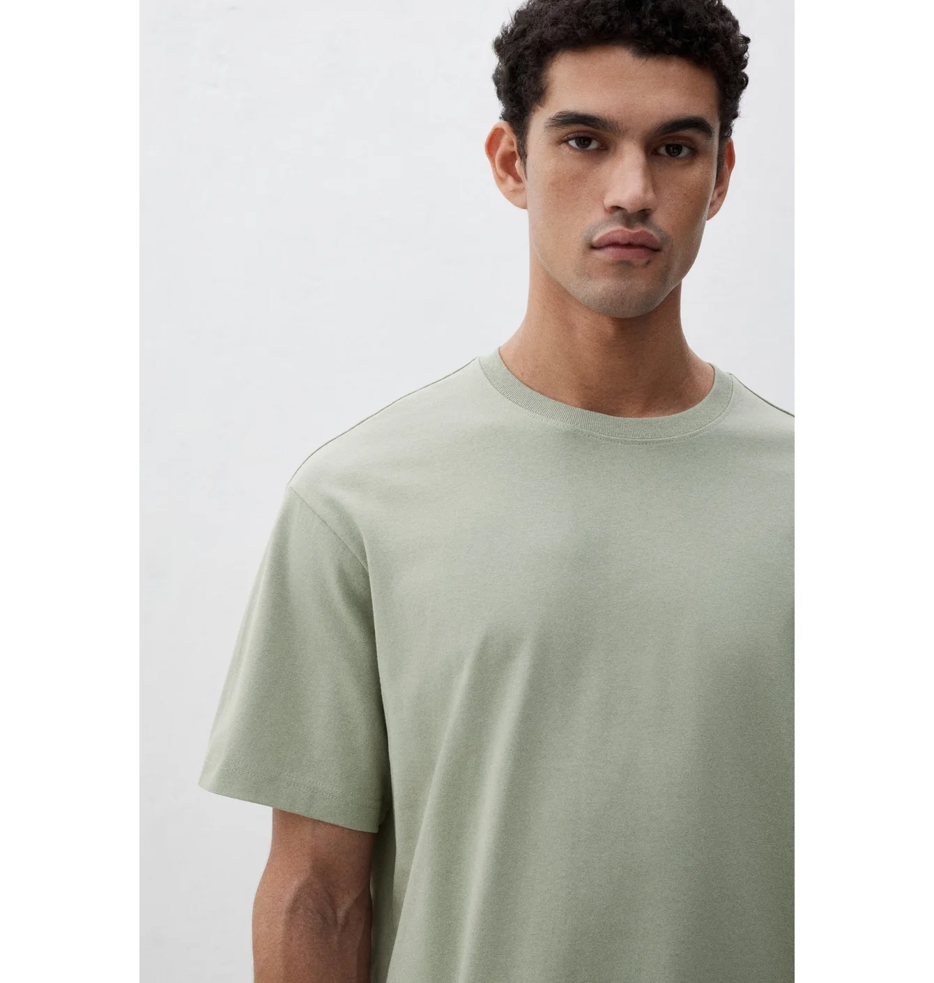 Футболка чоловіча H&M T-Shirt - Loose Fit Grey 0608945134