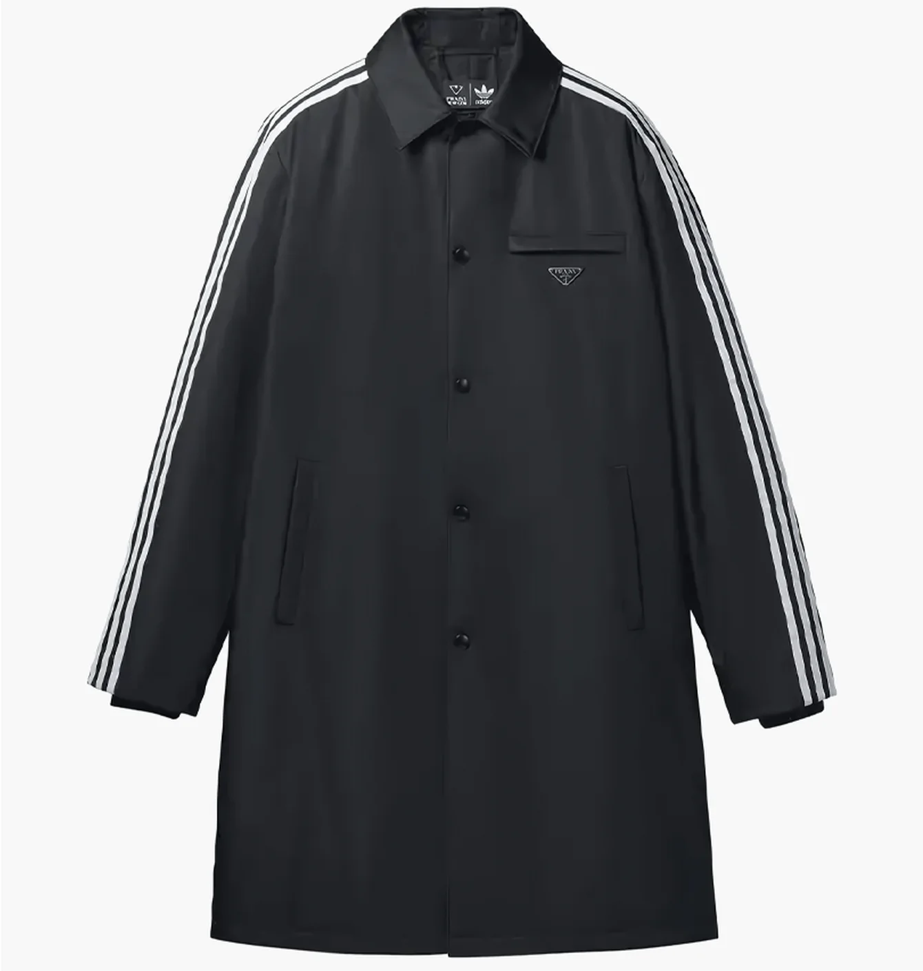 Парка чоловіча Adidas Prada X Re-Nylon Track Coat Black HN3988