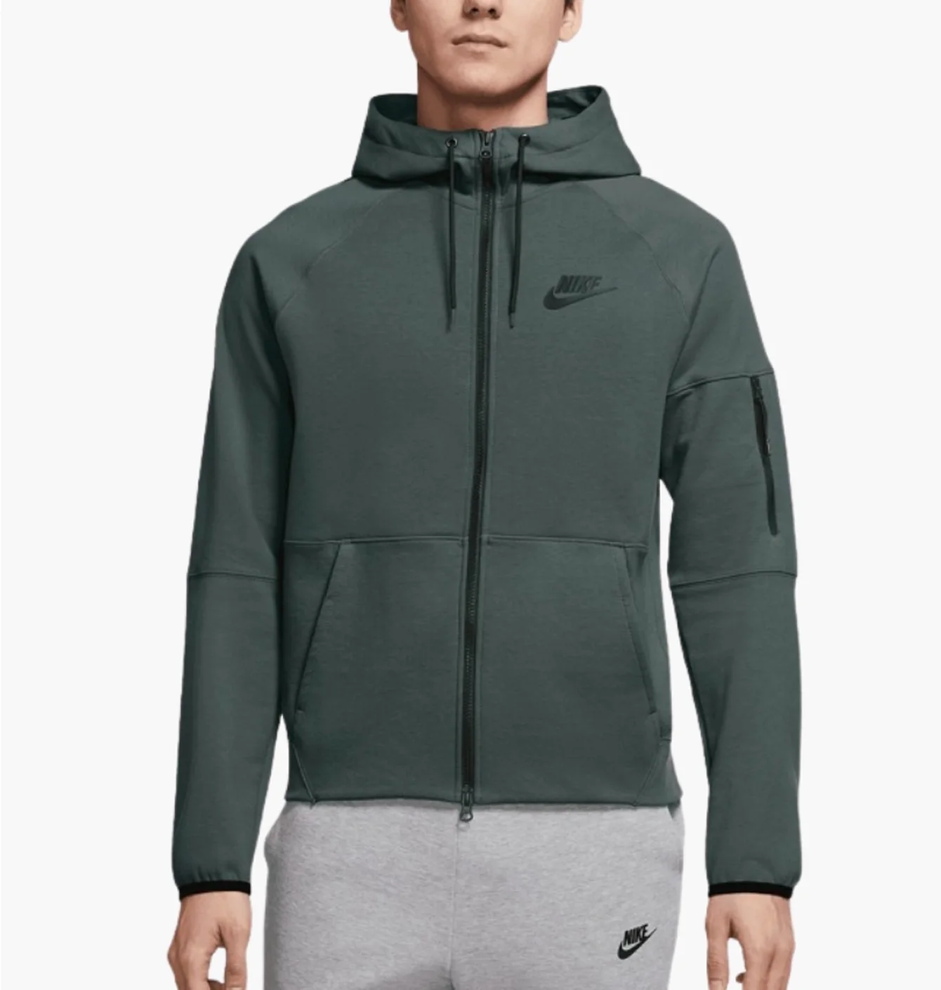 Толстовка чоловіча Nike Fleece Olive DD5284-338
