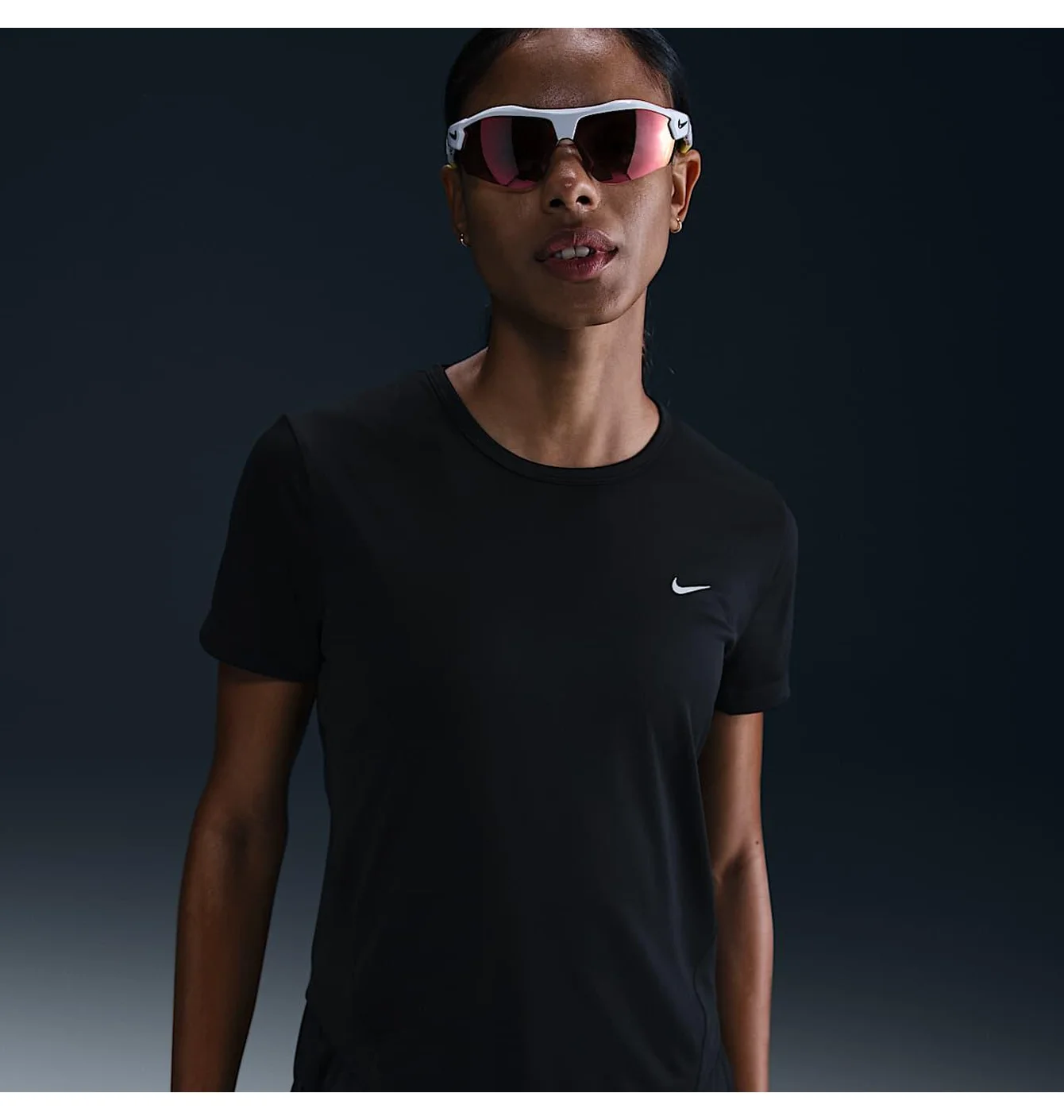 Футболка жіноча Nike Tempo Df Ss Top Black HQ0648-010
