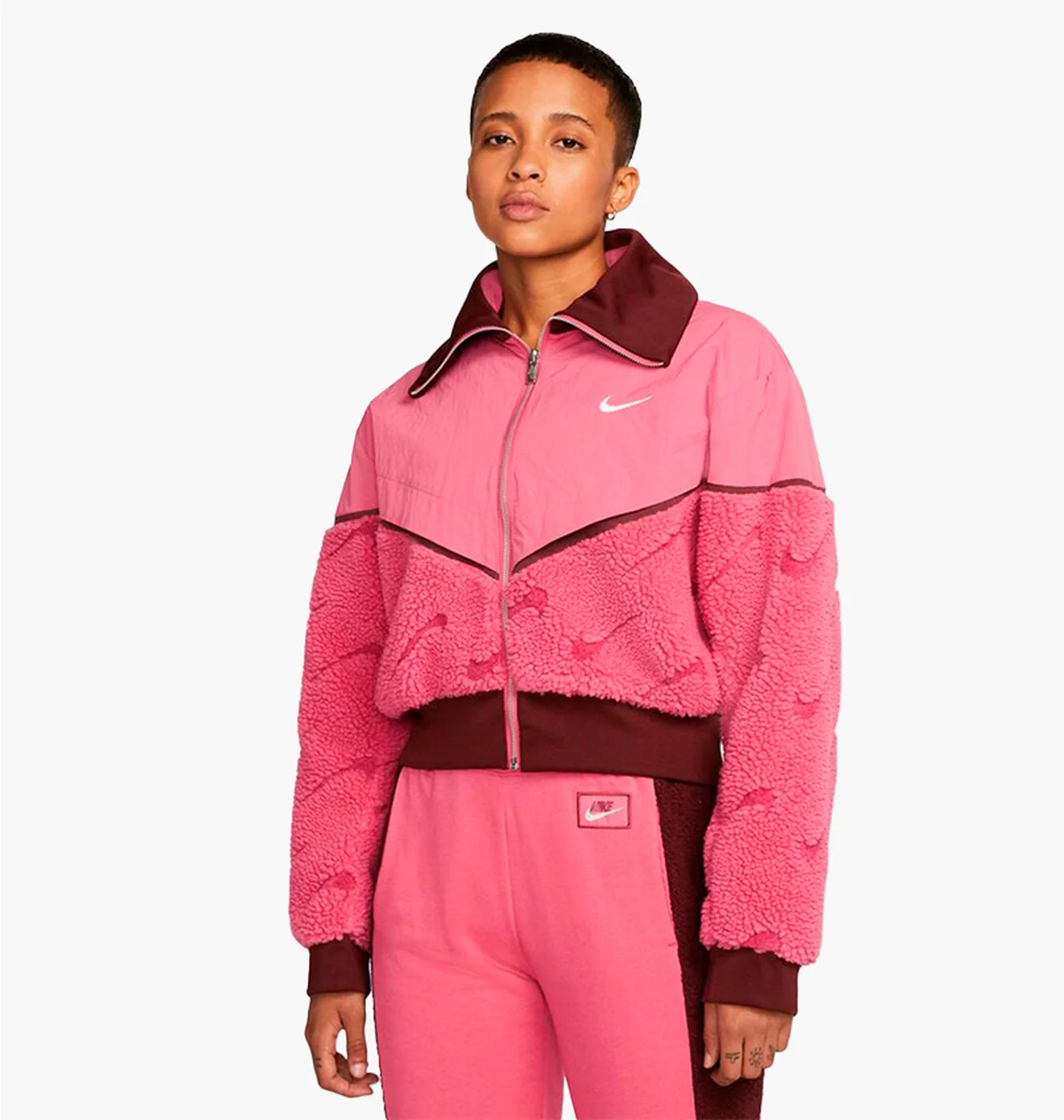 Куртка жіноча Nike Sportswear Icon Clash Pink DD5092-622