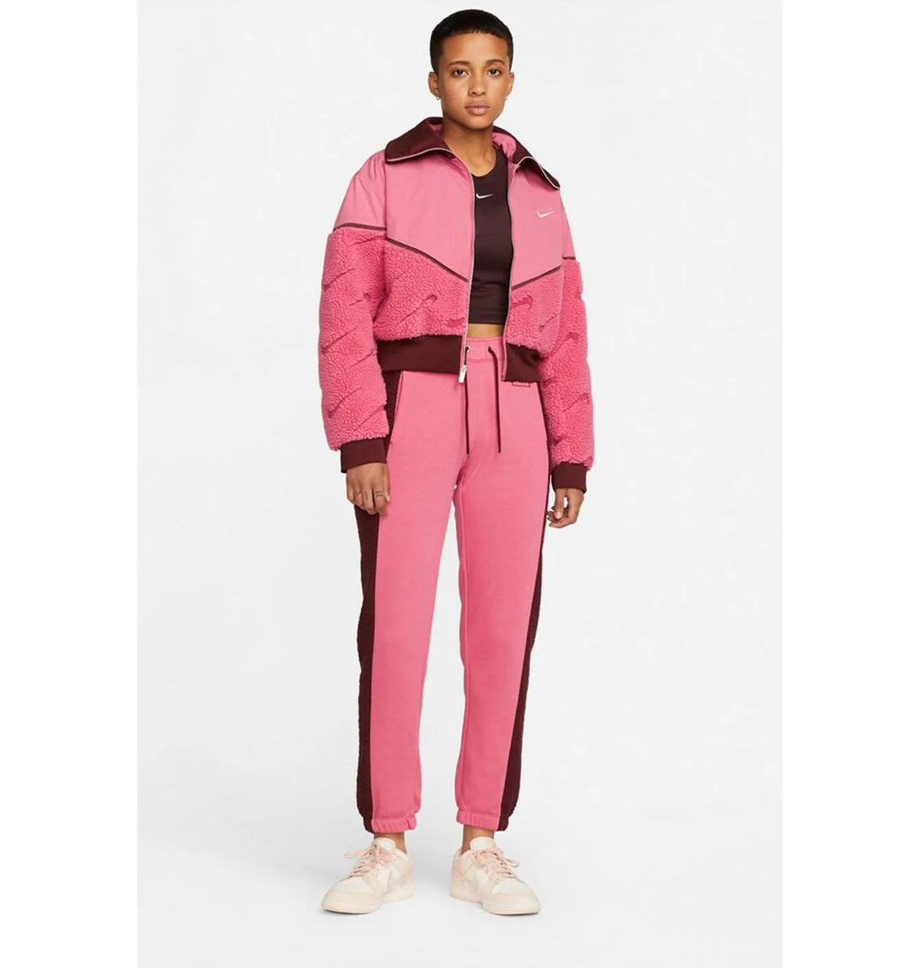 Куртка жіноча Nike Sportswear Icon Clash Pink DD5092-622