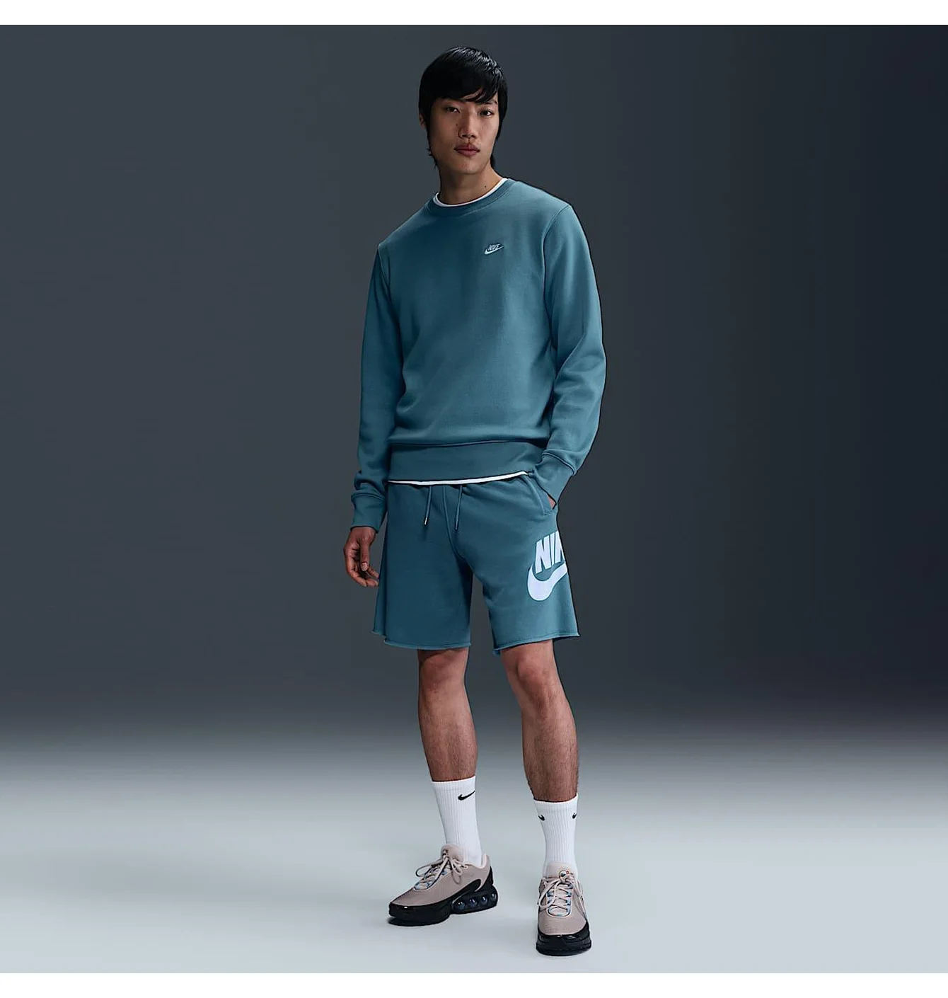 Шорти чоловічі Nike Alumni Ft Turquoise FQ4950-464