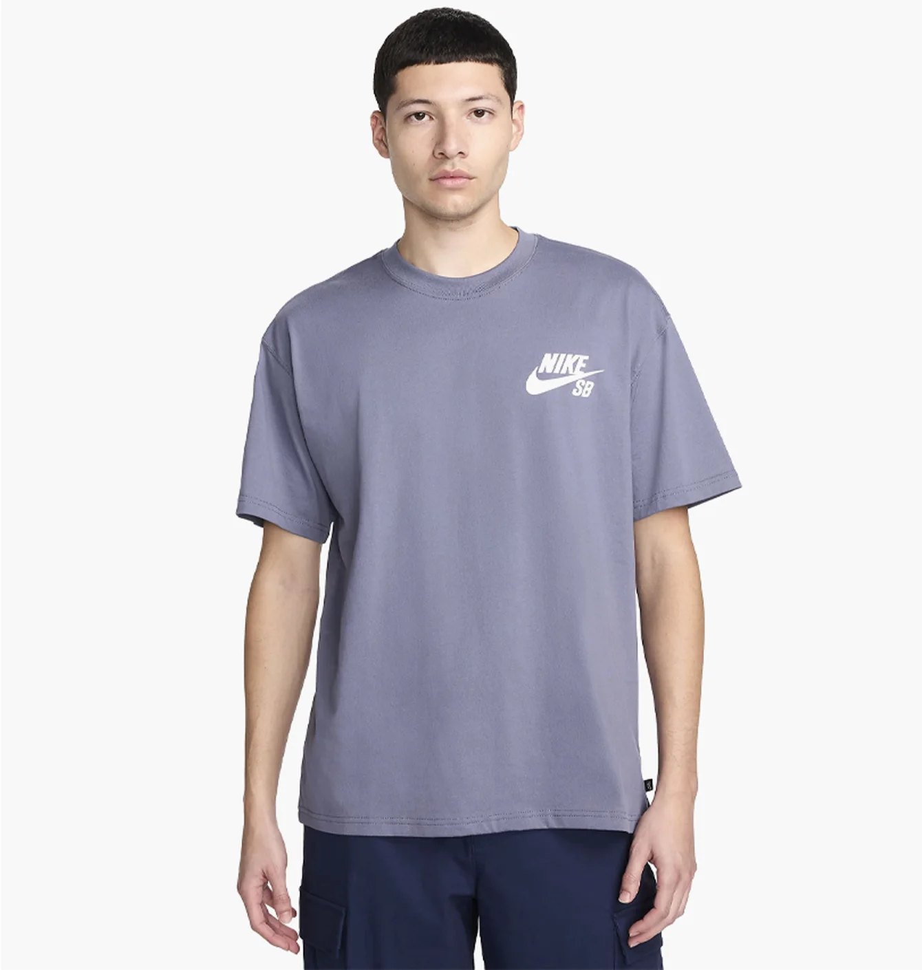 Футболка чоловіча Nike Sb Tee Logo Lbr Violet DC7817-003