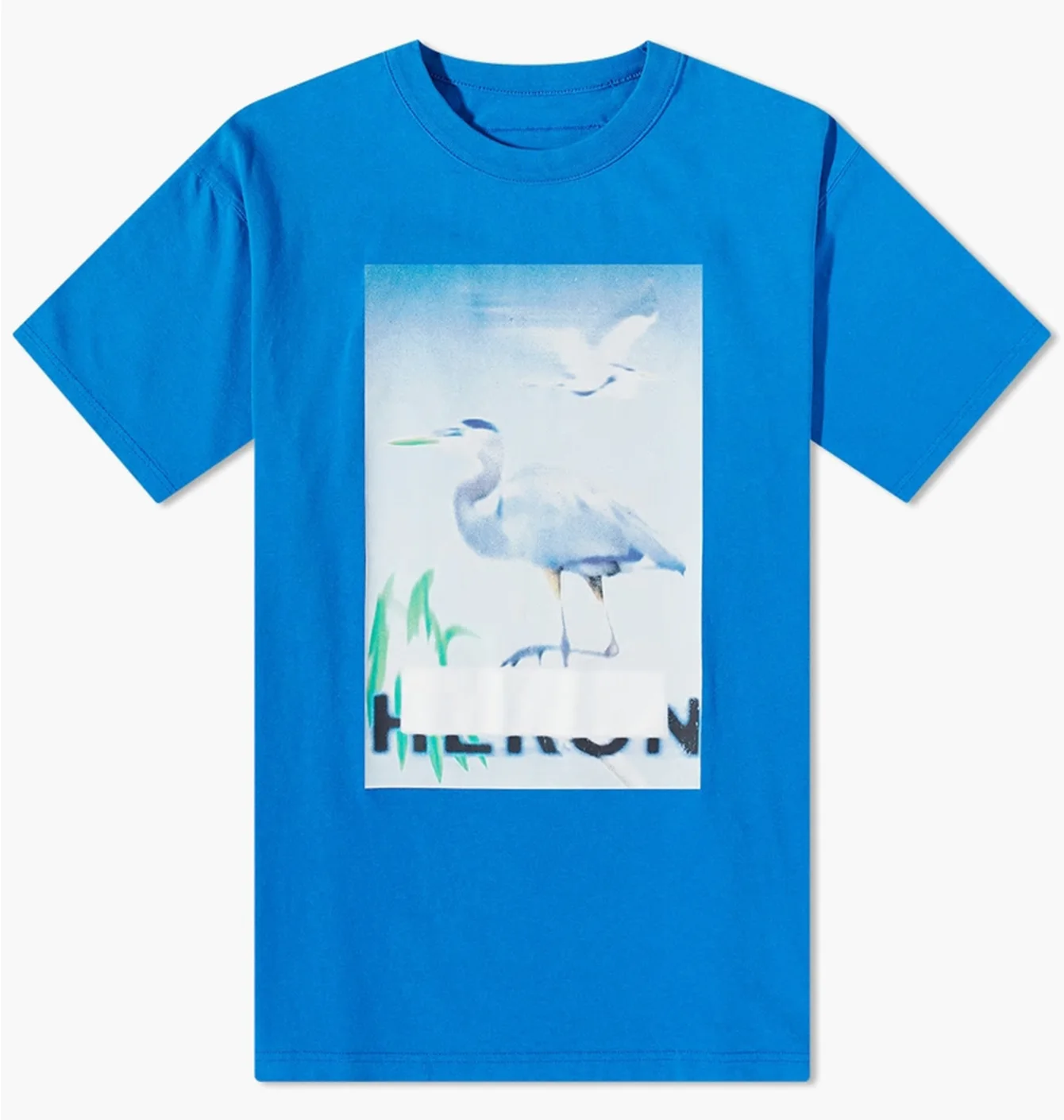 Футболка чоловіча Heron Preston Censored Tee Blue HMAA032S23JER0024540