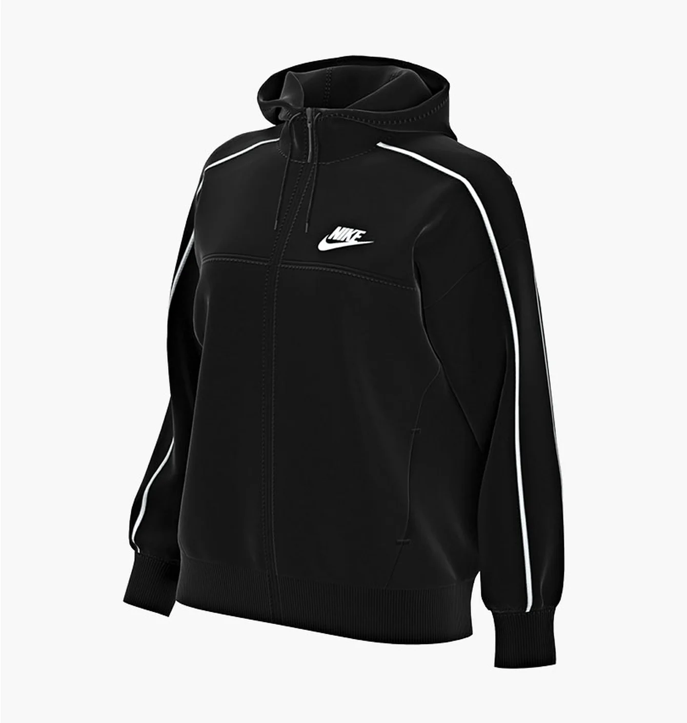 Толстовка жіноча Nike W Nsw Mlnm Essntl Flc Fz Hdy Black CZ8338-010