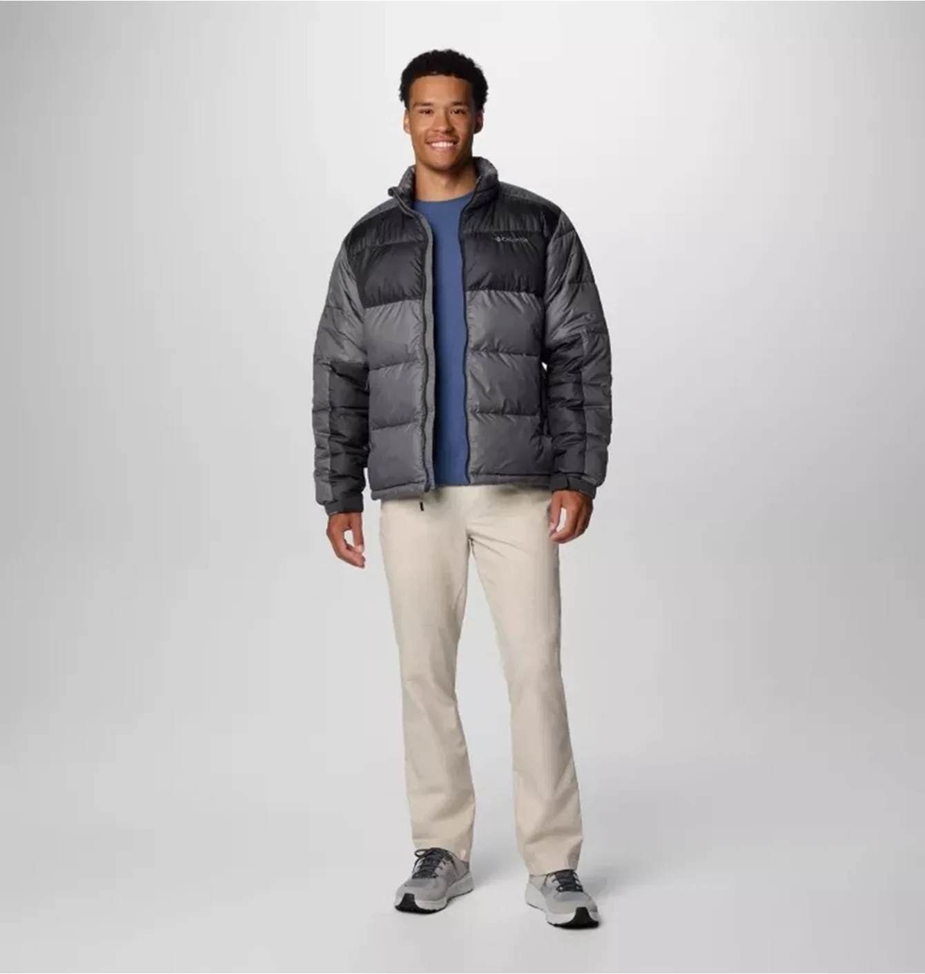 Пуховик чоловічий Columbia Pike Lake Ii Grey WM4400-024