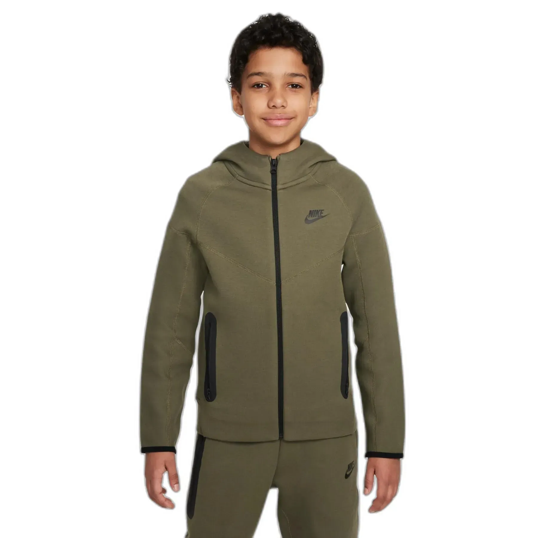 Светр підлітковий Nike Zip-Up Sweatshirt Tech Fleece (FD3285-222)