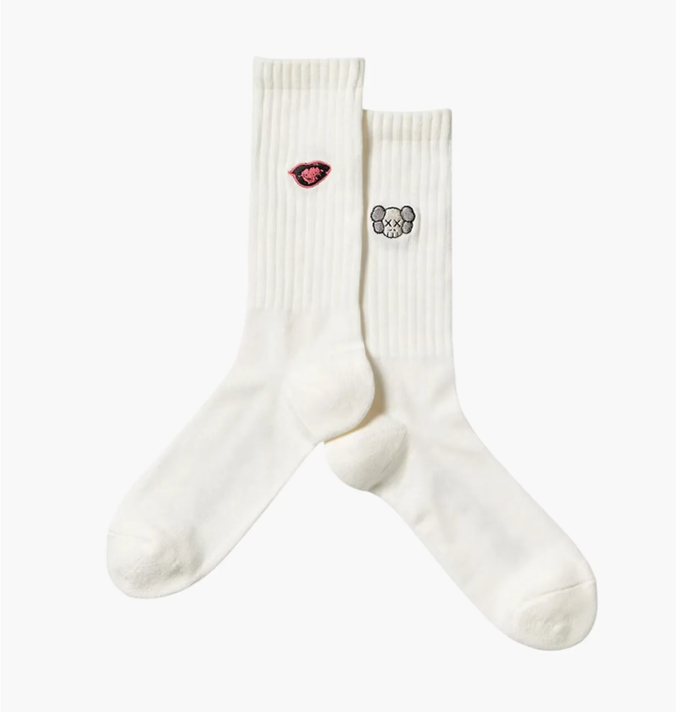Шкарпетки чоловічі Uniqlo Kaws + Warhol Ut White (1 пара) E476519