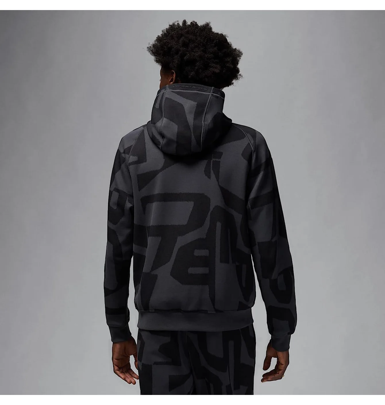 Толстовка чоловіча Air Jordan Sport Hoop Fleece Grey/Black FV8620-010
