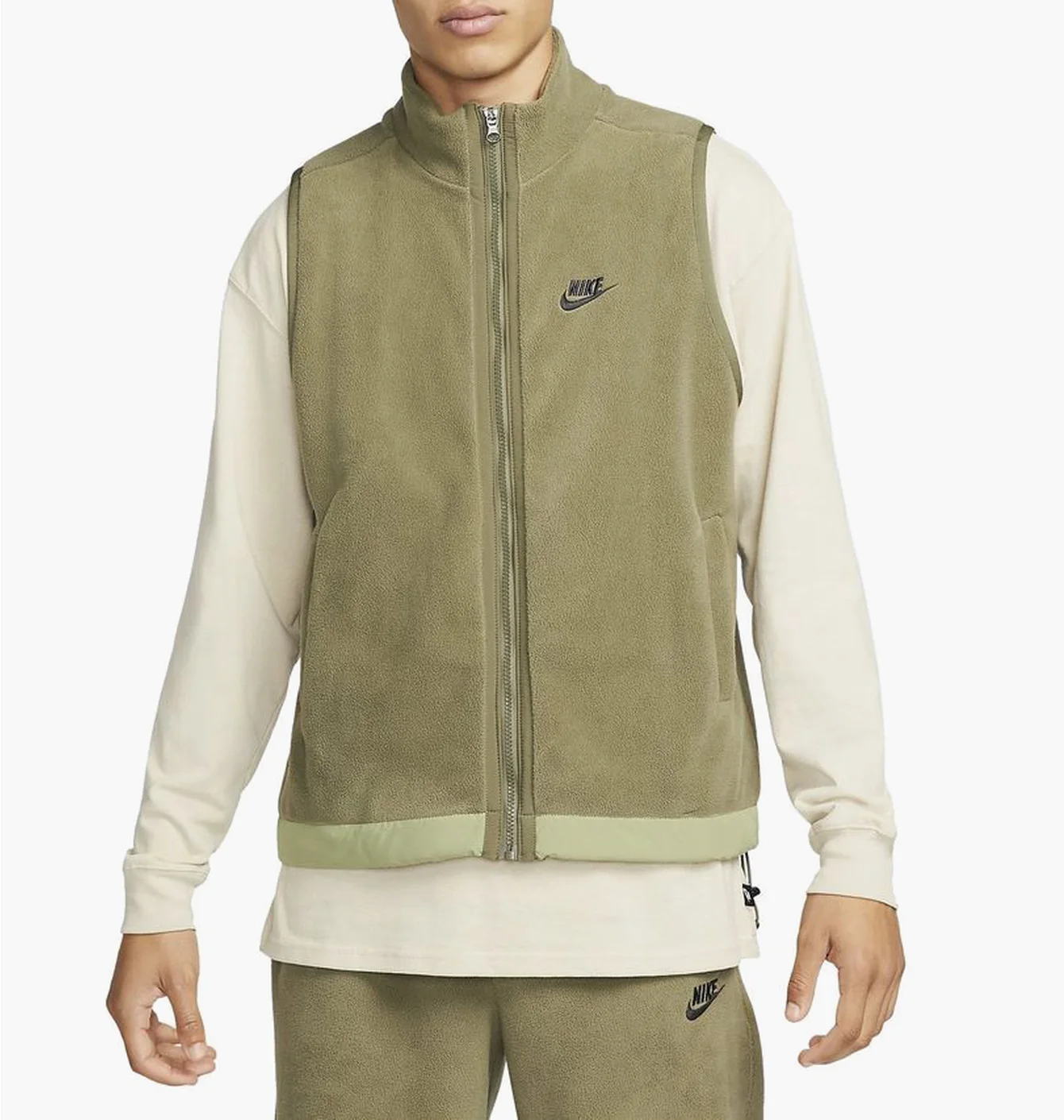 Жилетка чоловіча Nike Club+ Flc Winter Vest Green Dq4898-222