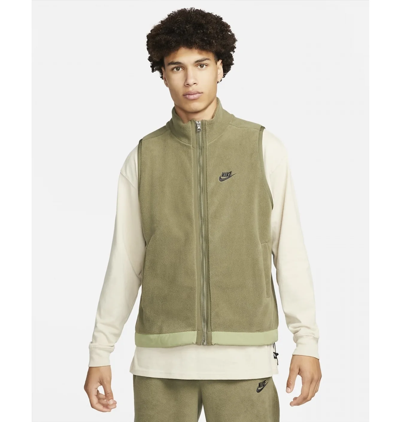 Жилетка чоловіча Nike Club+ Flc Winter Vest Green Dq4898-222