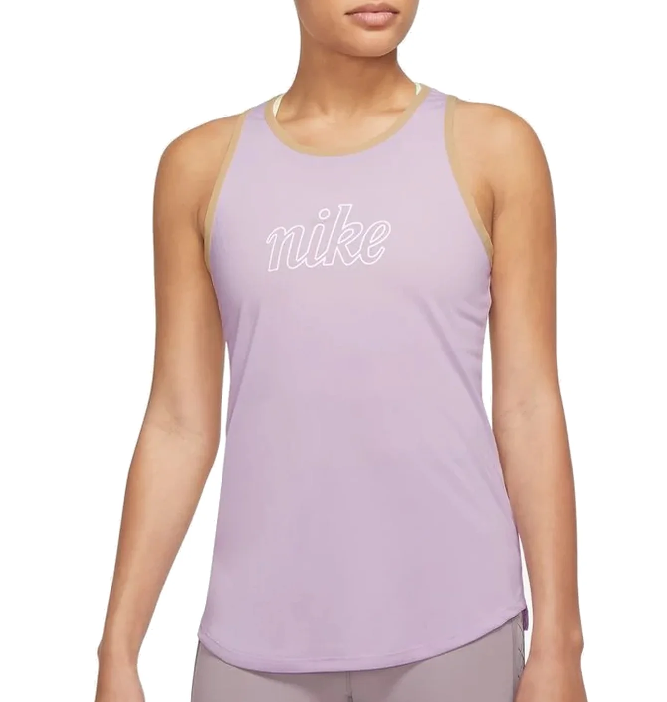Майка жіноча Nike Dri-Fit One Icon Clash Violet Dq6409-530
