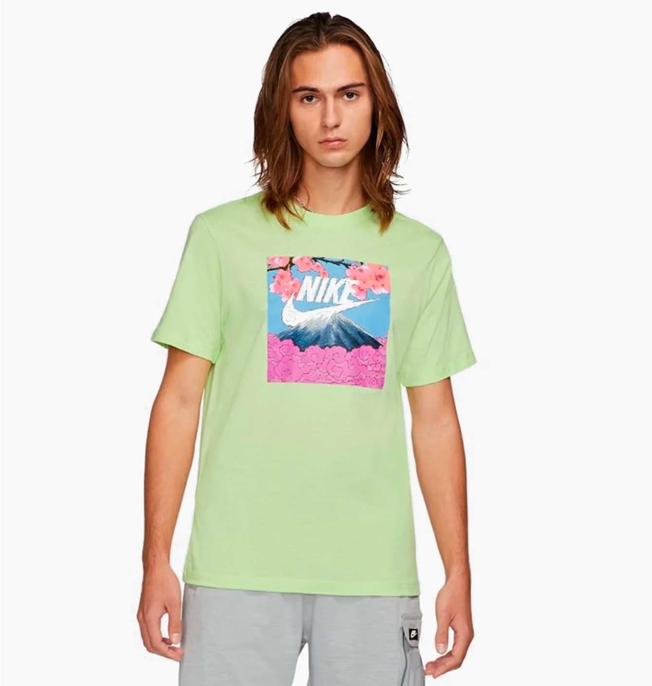 Футболка чоловіча Nike Sportswear Men'S T-Shirt Green DB6153-383
