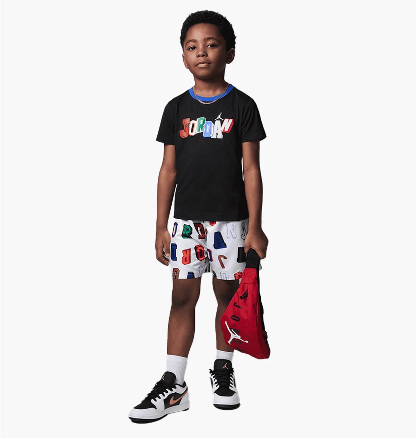 Спортивний костюм дитячий Air Jordan Court Of Legends Black/White 85D705-782