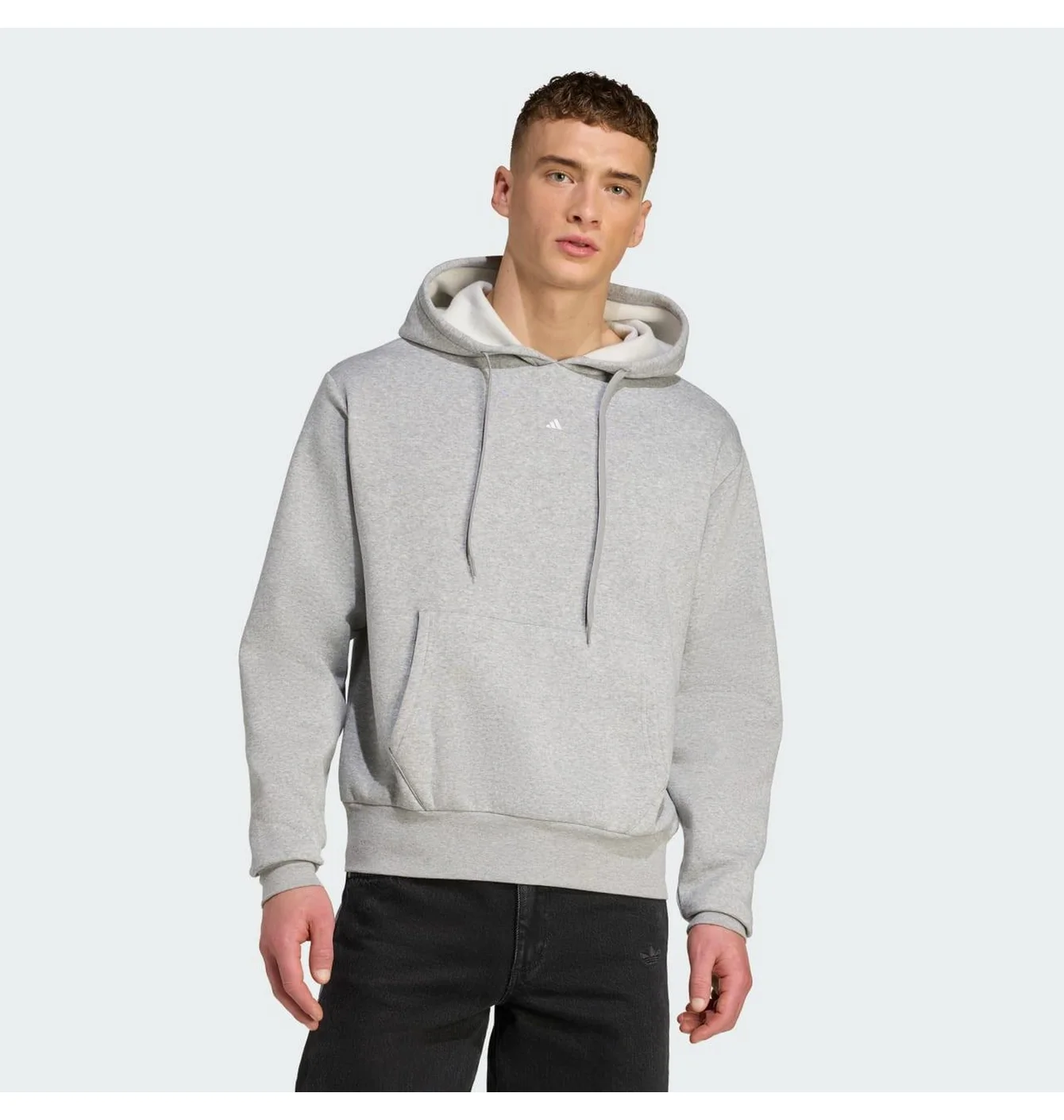Худі чоловіче Adidas Logo Hoodievb Grey KB2609