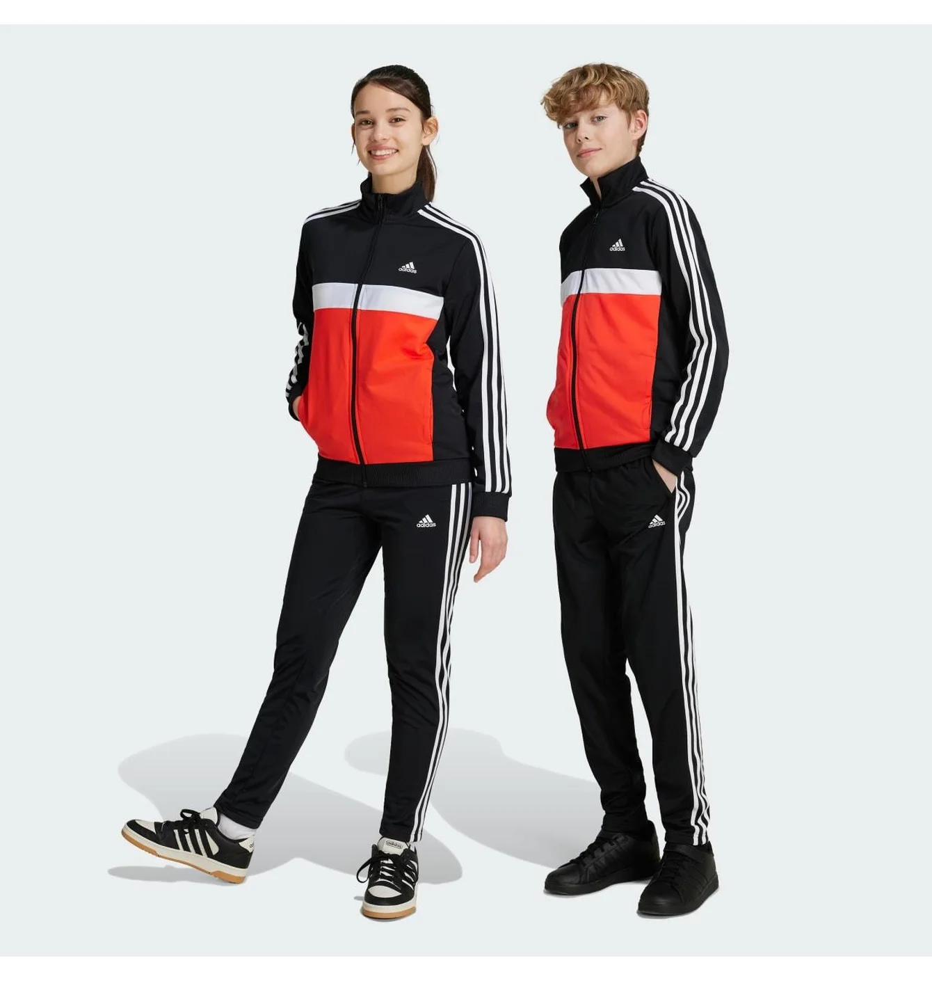 Спортивний костюм дитячий Adidas Essentials 3-Stripes Black/Red IY1795