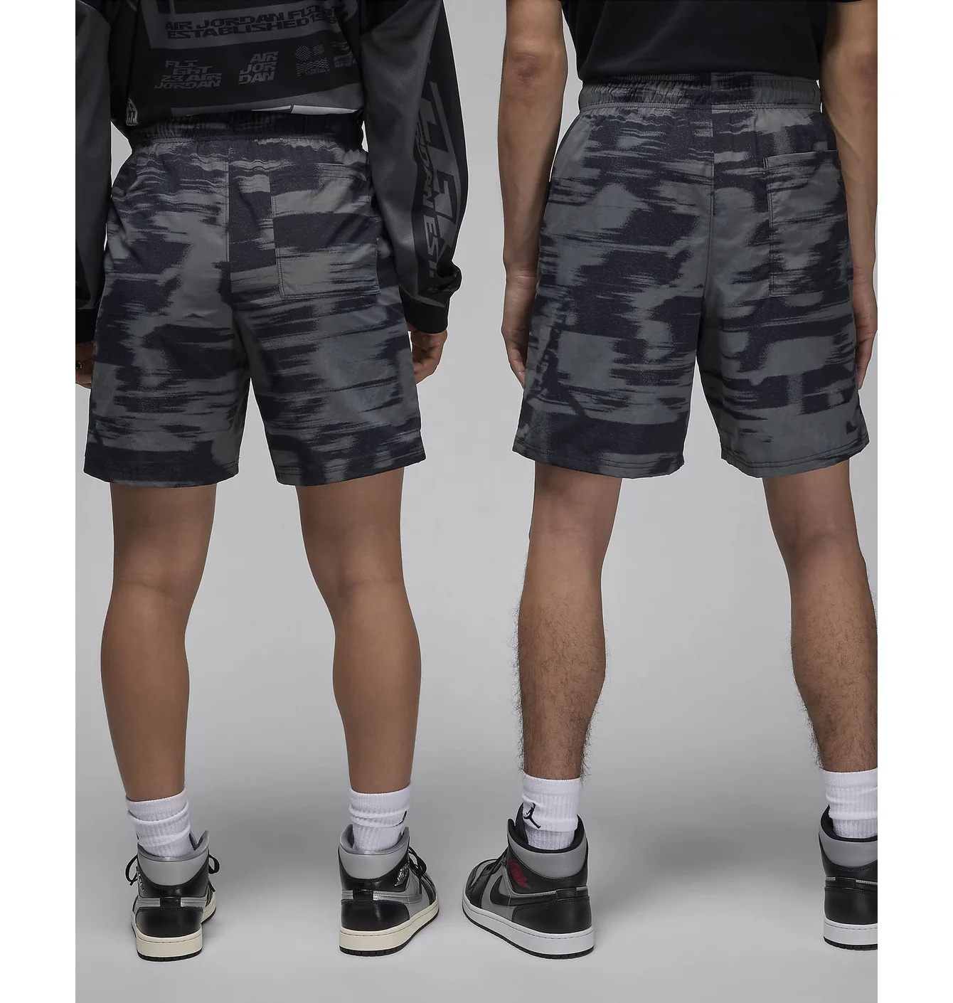 Шорти унісекс Air Jordan Printed Shorts Grey/Black FV7237-068