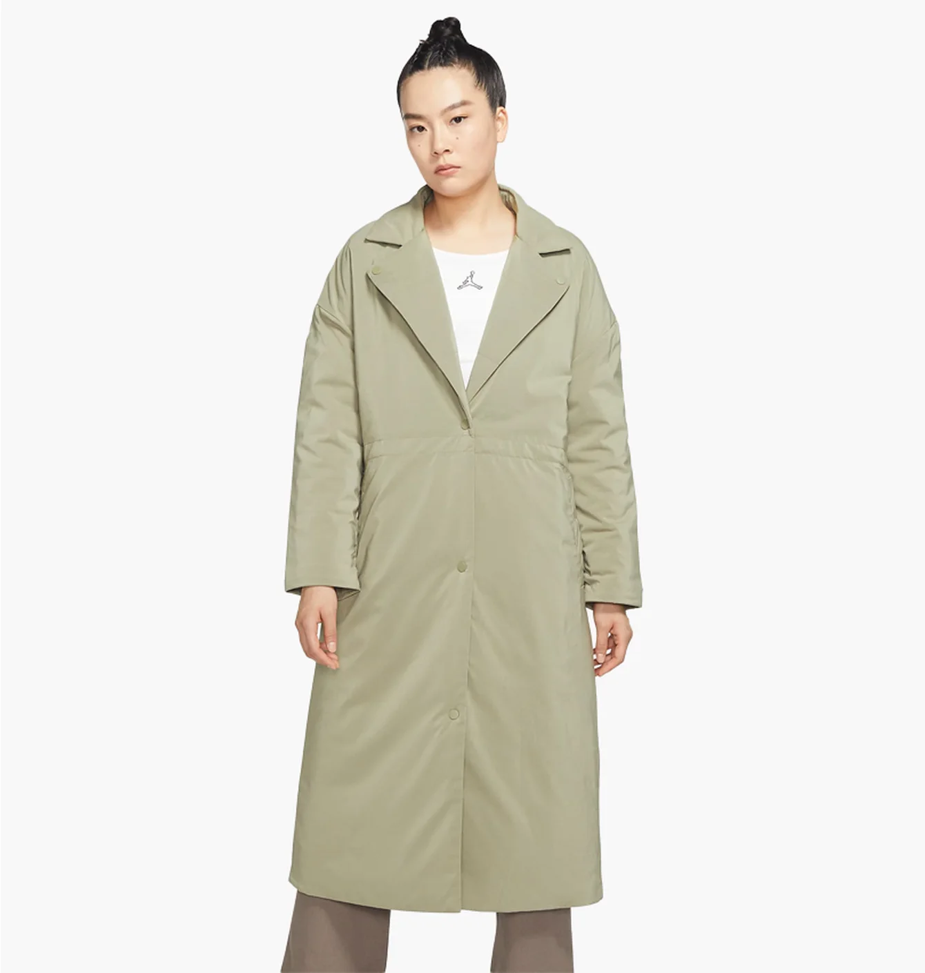 Куртка жіноча Air Jordan Trencz Flight Olive DR0549-351
