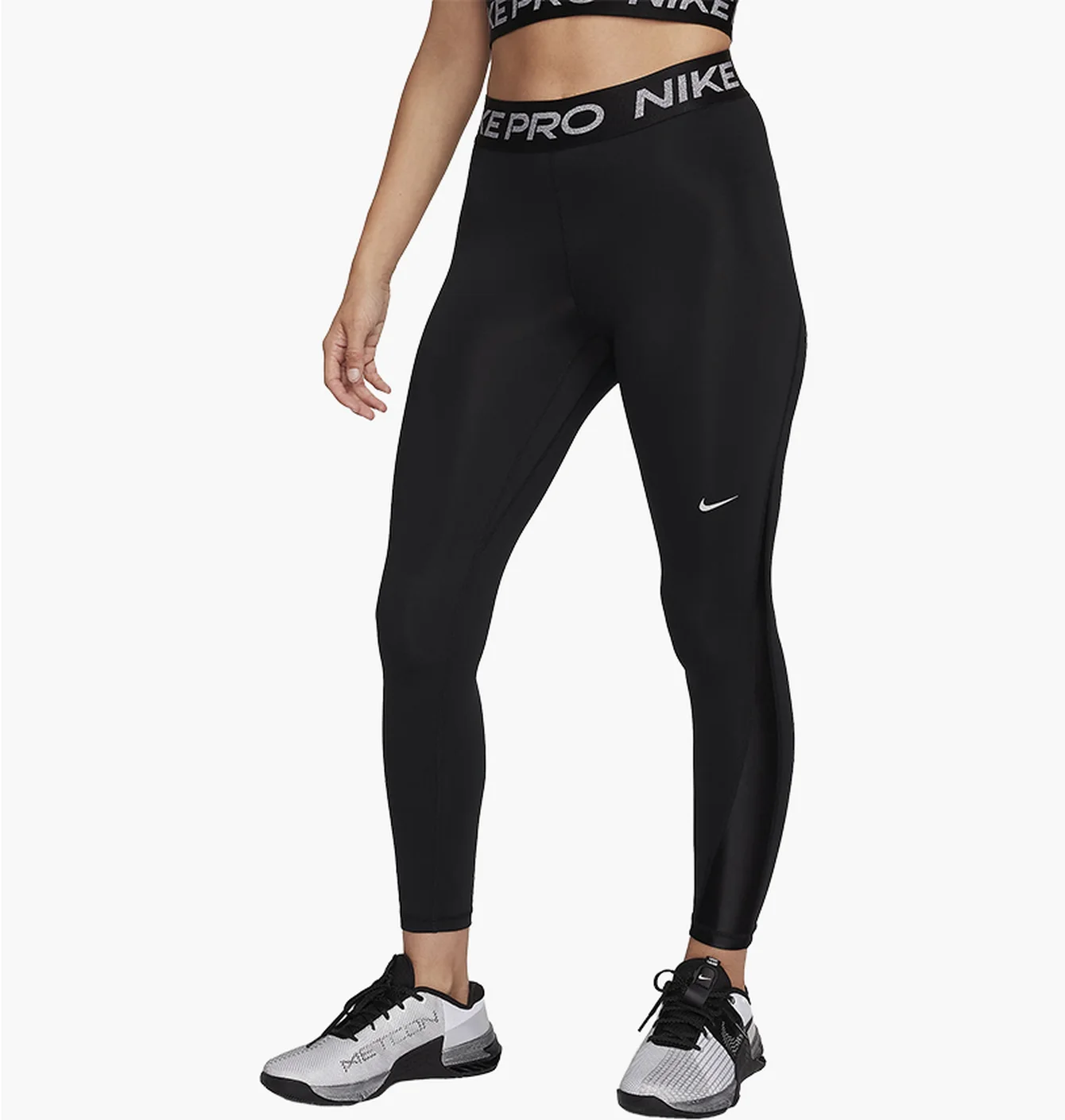 Легінси жіночі Nike Pro Mid-Rise 7/8 Leggings Black FB5700-010