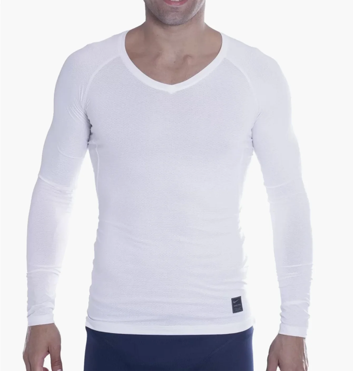 Термобілизна чоловіча Nike Gfa M Np Hprcl Top Ls Comp Pr White 927209-100