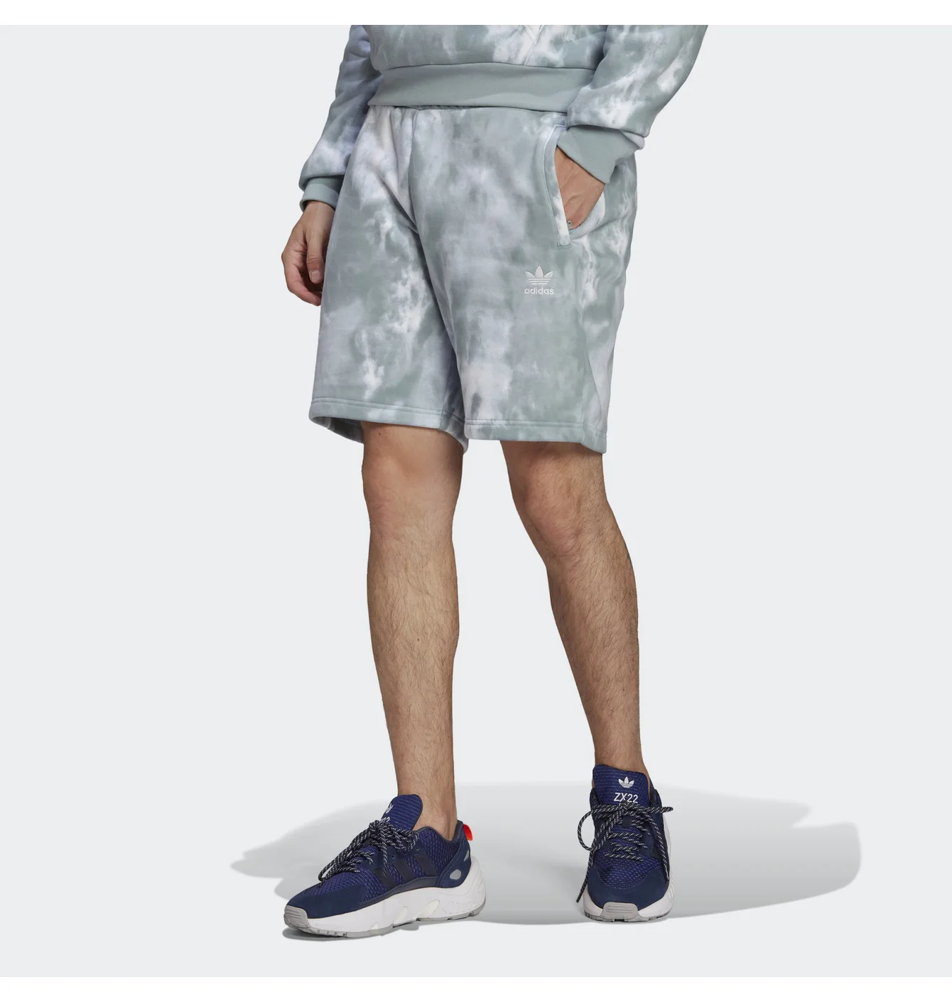 Шорти чоловічі Adidas Adicolor Essentials Trefoil Grey HE9433