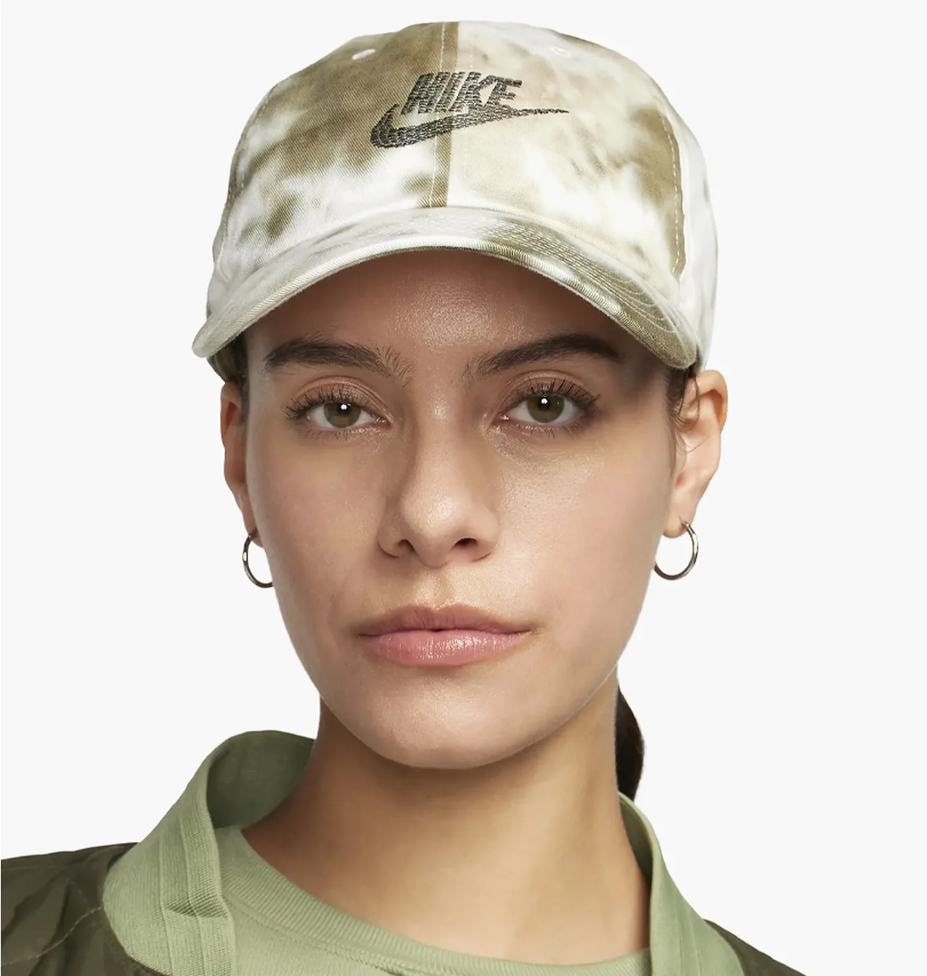 Кепка унісекс Nike Club Cap U Cb Splsh L Beige/Olive FN4198-325