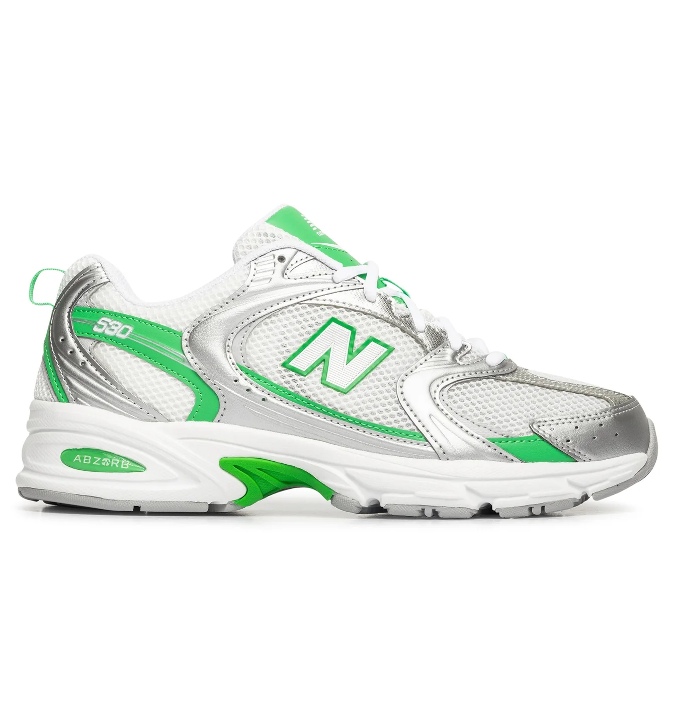 Кросівки жіночі New Balance 530 White/Green U530APL