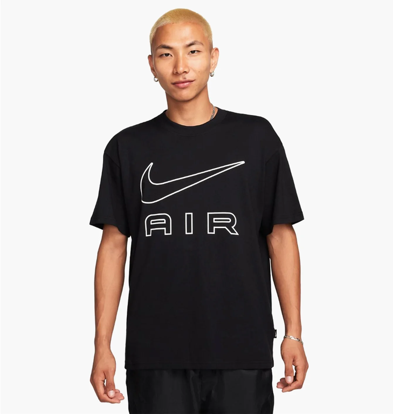 Футболка чоловіча Nike M Nsw Tee M90 Air Black FQ3792-010