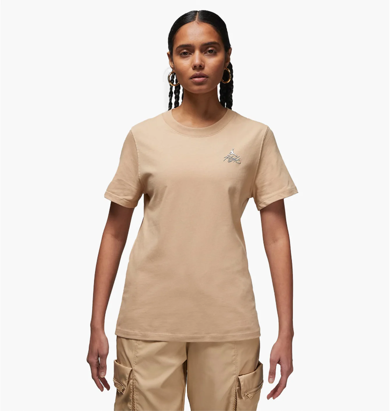Футболка жіноча Air Jordan Graphic T-Shirt Beige Dx0373-254