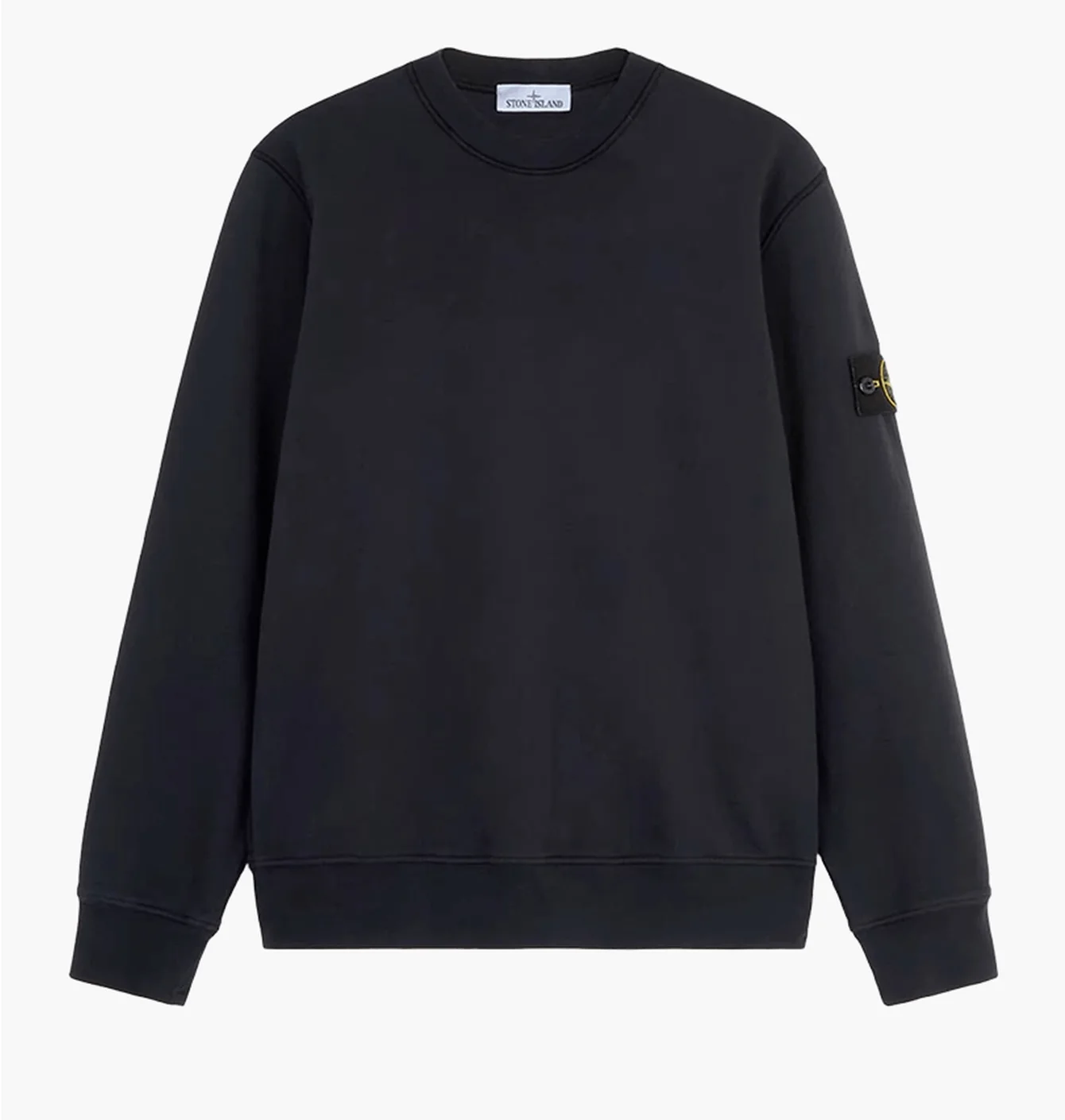 Худі чоловіче Stone Island Felpa Cotton Fleece Black K1S156100044S0051-V0020