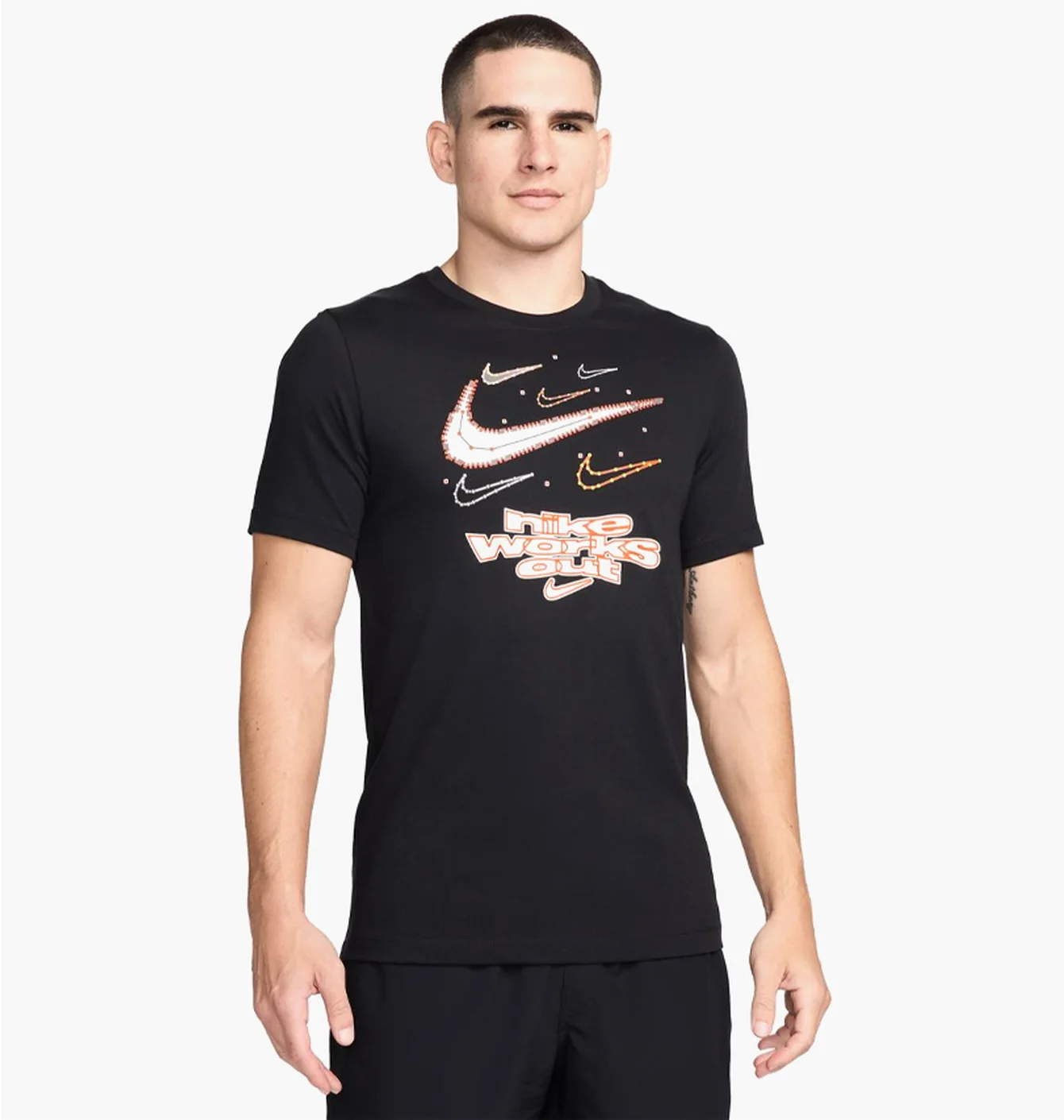 Футболка чоловіча Nike Df Tee Iykyk Su24 Black FV8372-010
