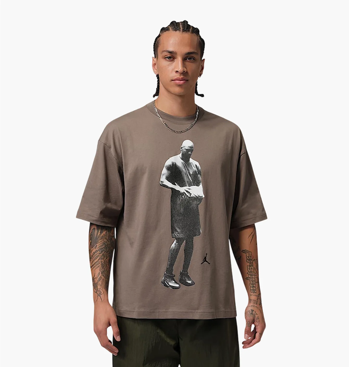 Футболка чоловіча Air Jordan Spt Stmt Brown IF0853-040